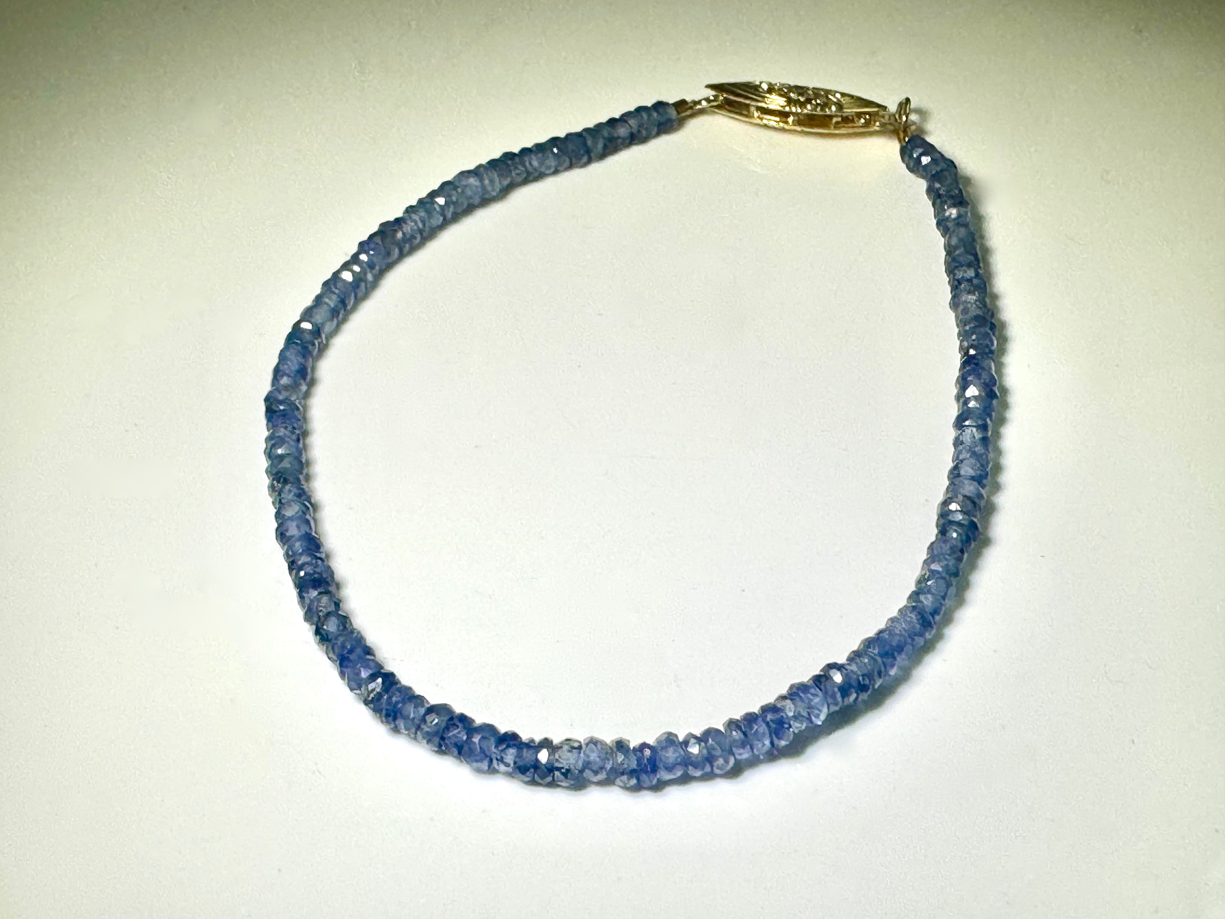 Blue Sapphire 14k Bracelet