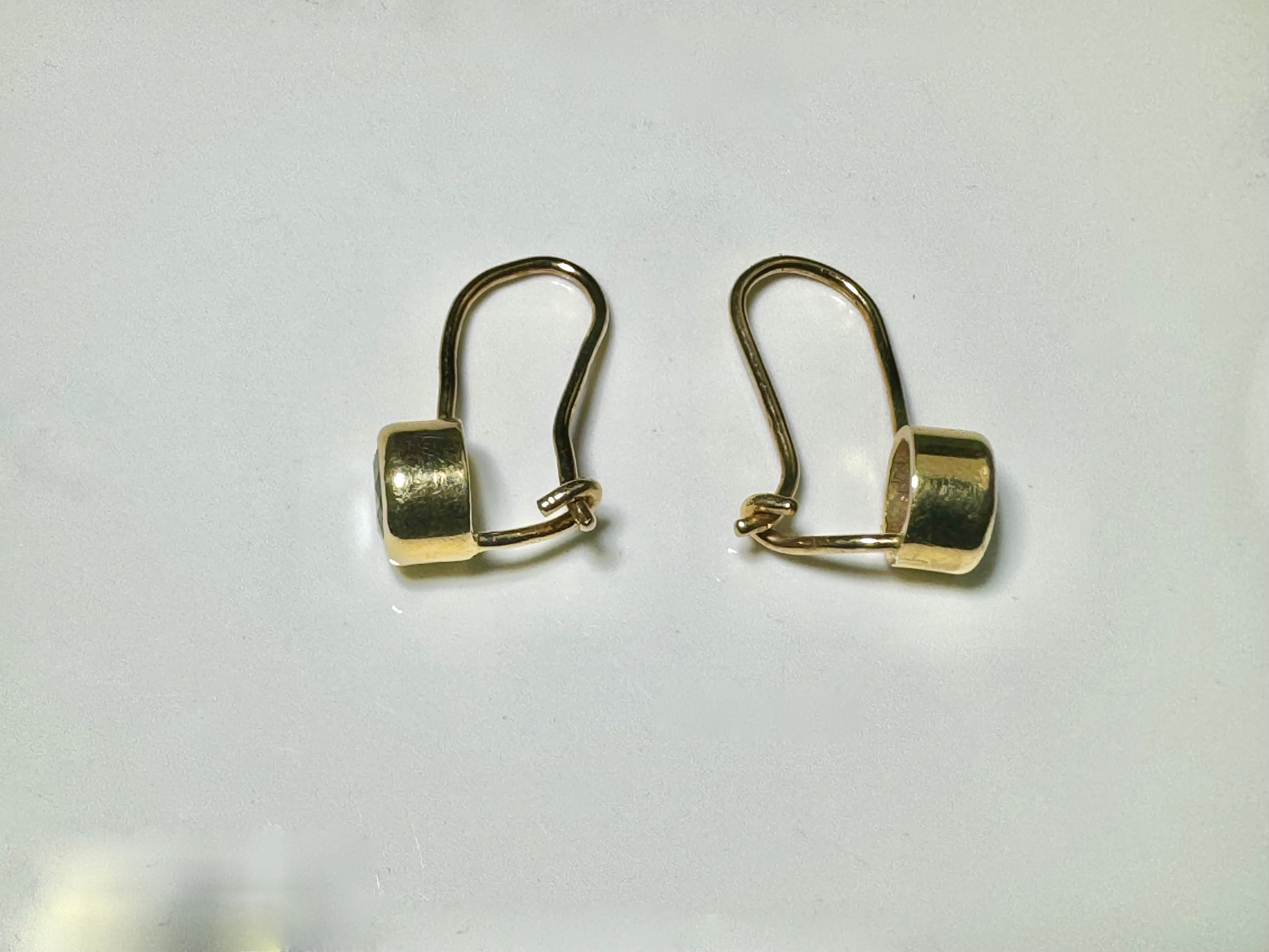 Ceylon Blue Sapphire 14K Drops