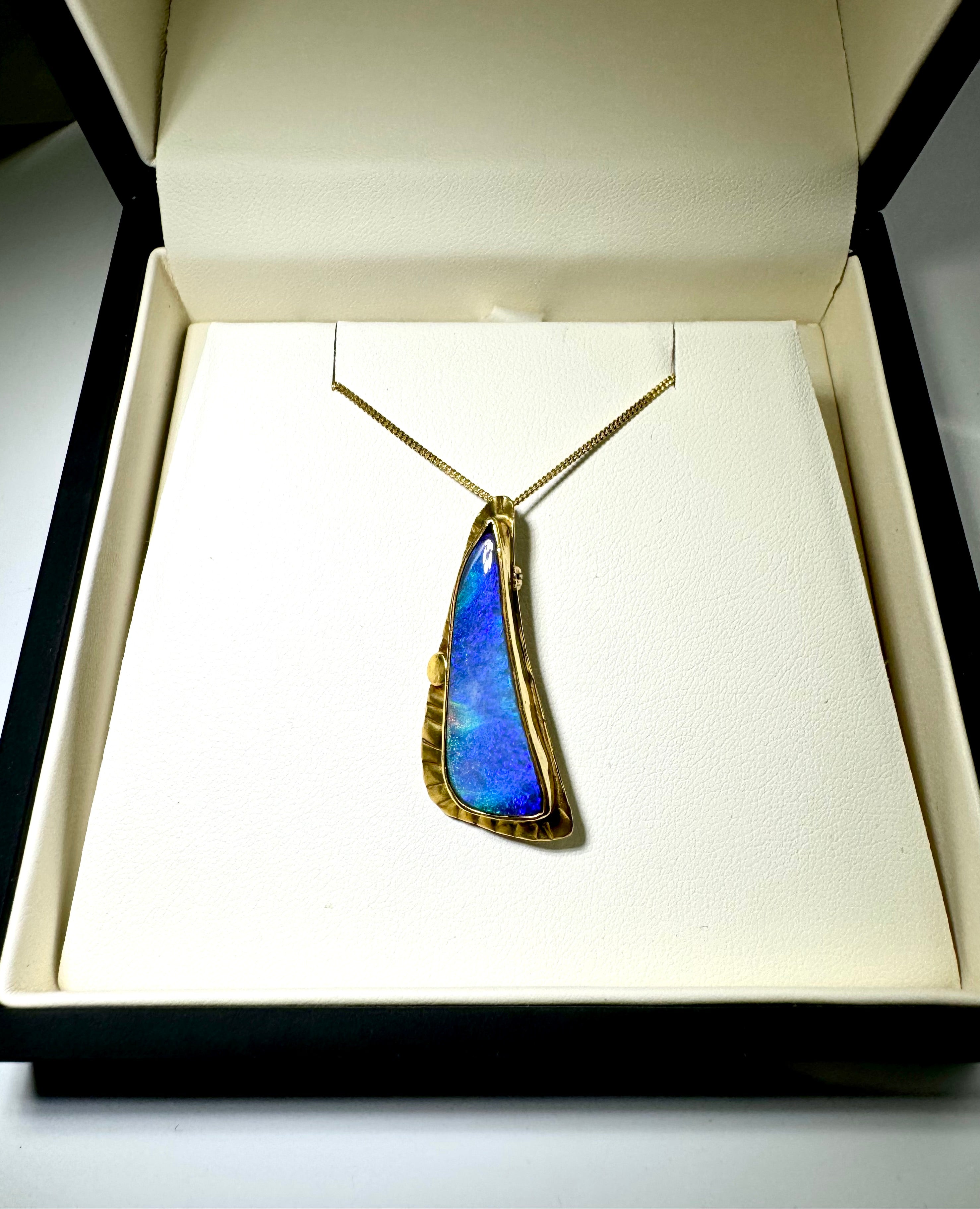 Boulder Opal 22k Pendant & Pin