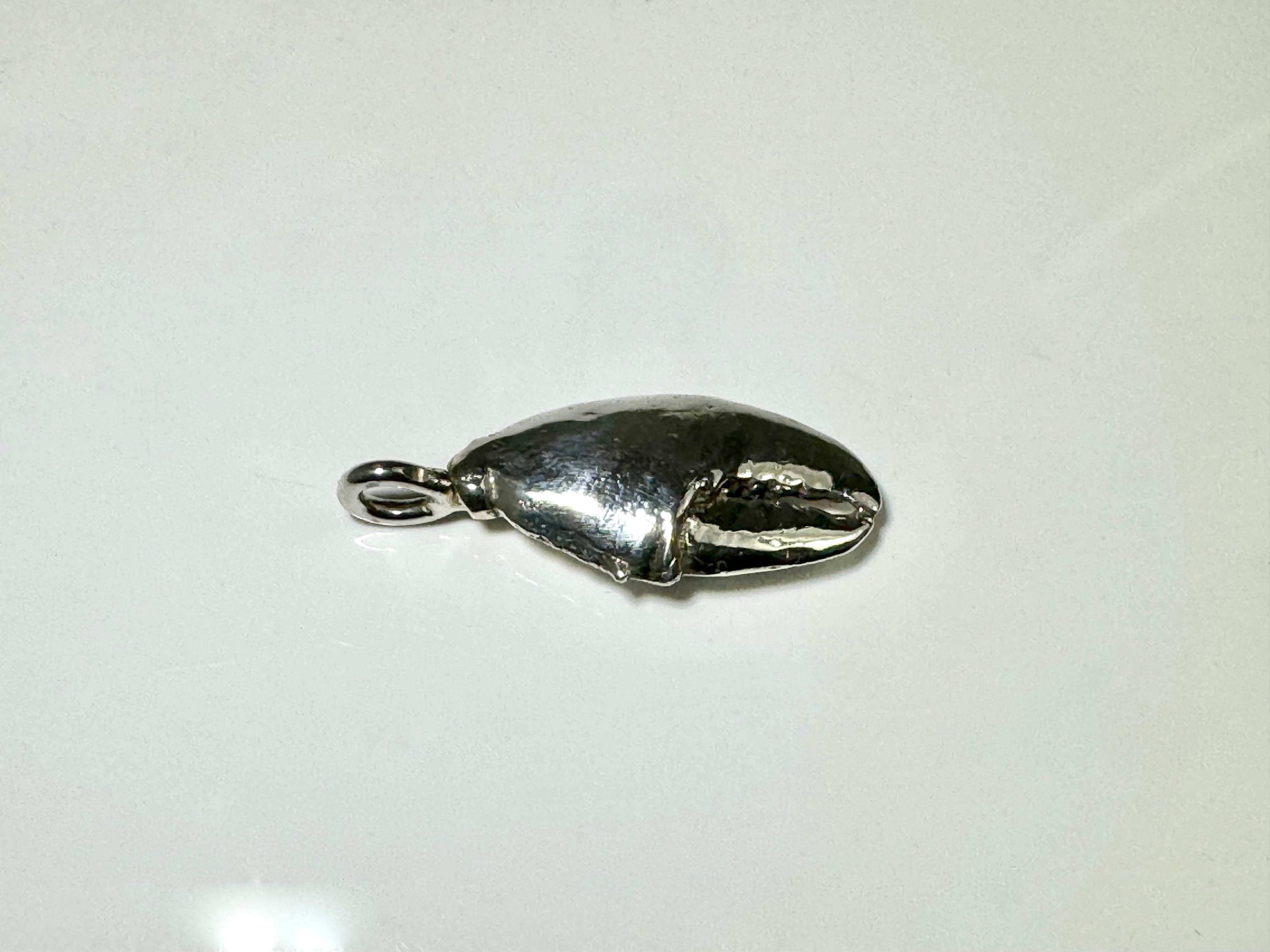 Lobster Claw Sterling Pendant