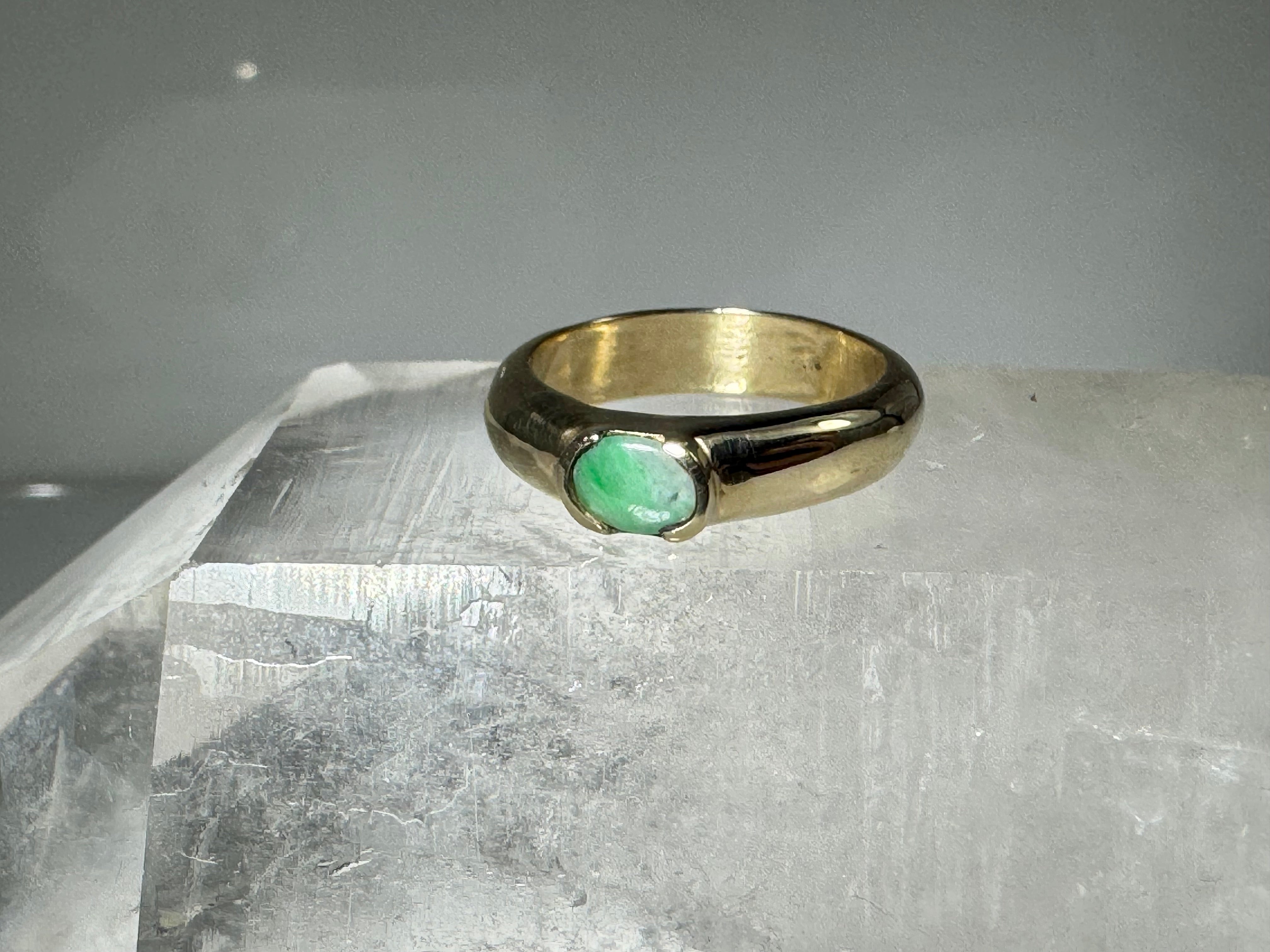 Jade 14k Ring