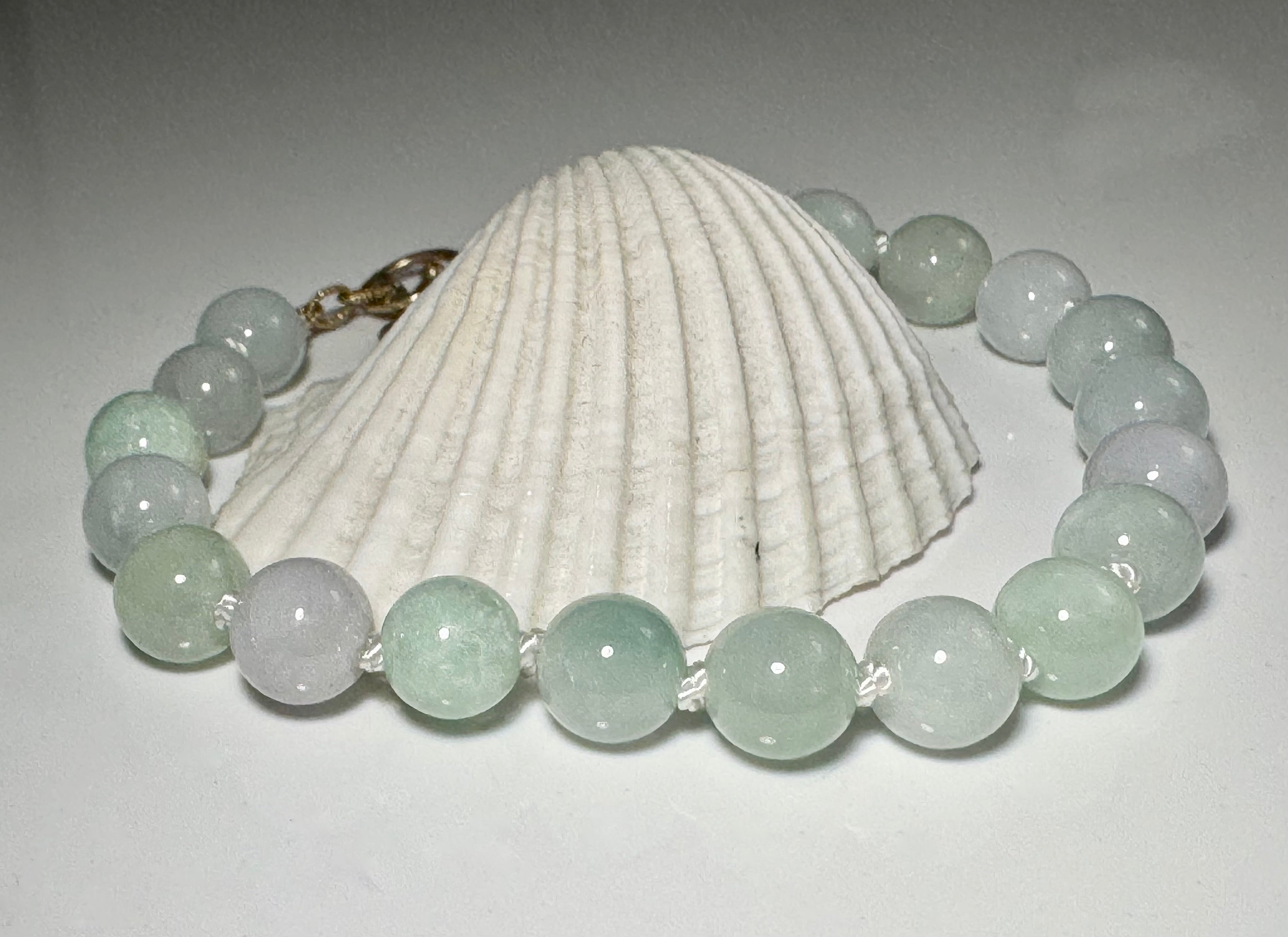 Jade 8mm Bracelet 14k Bracelet