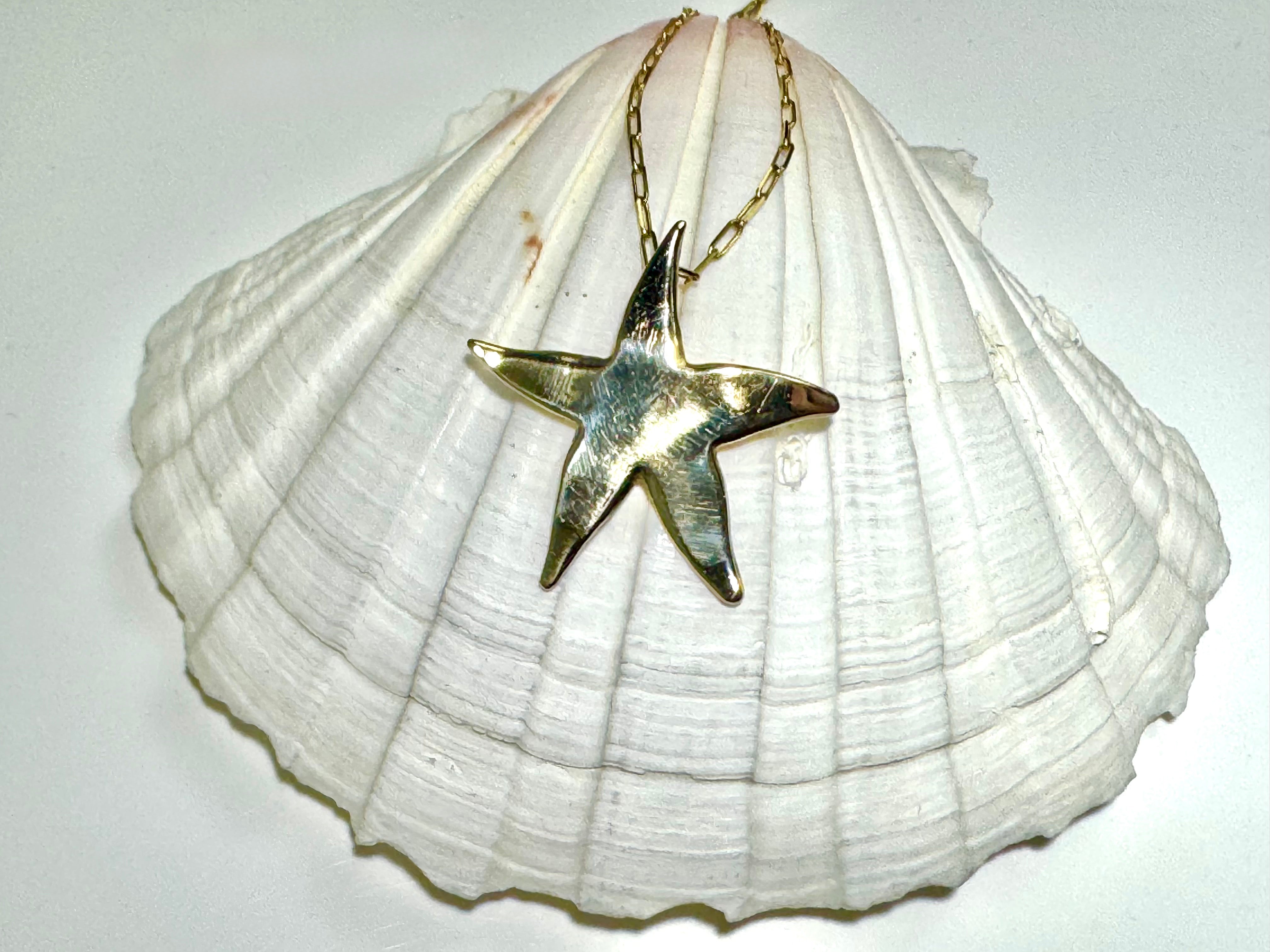 Starfish Large Polished Pendant
