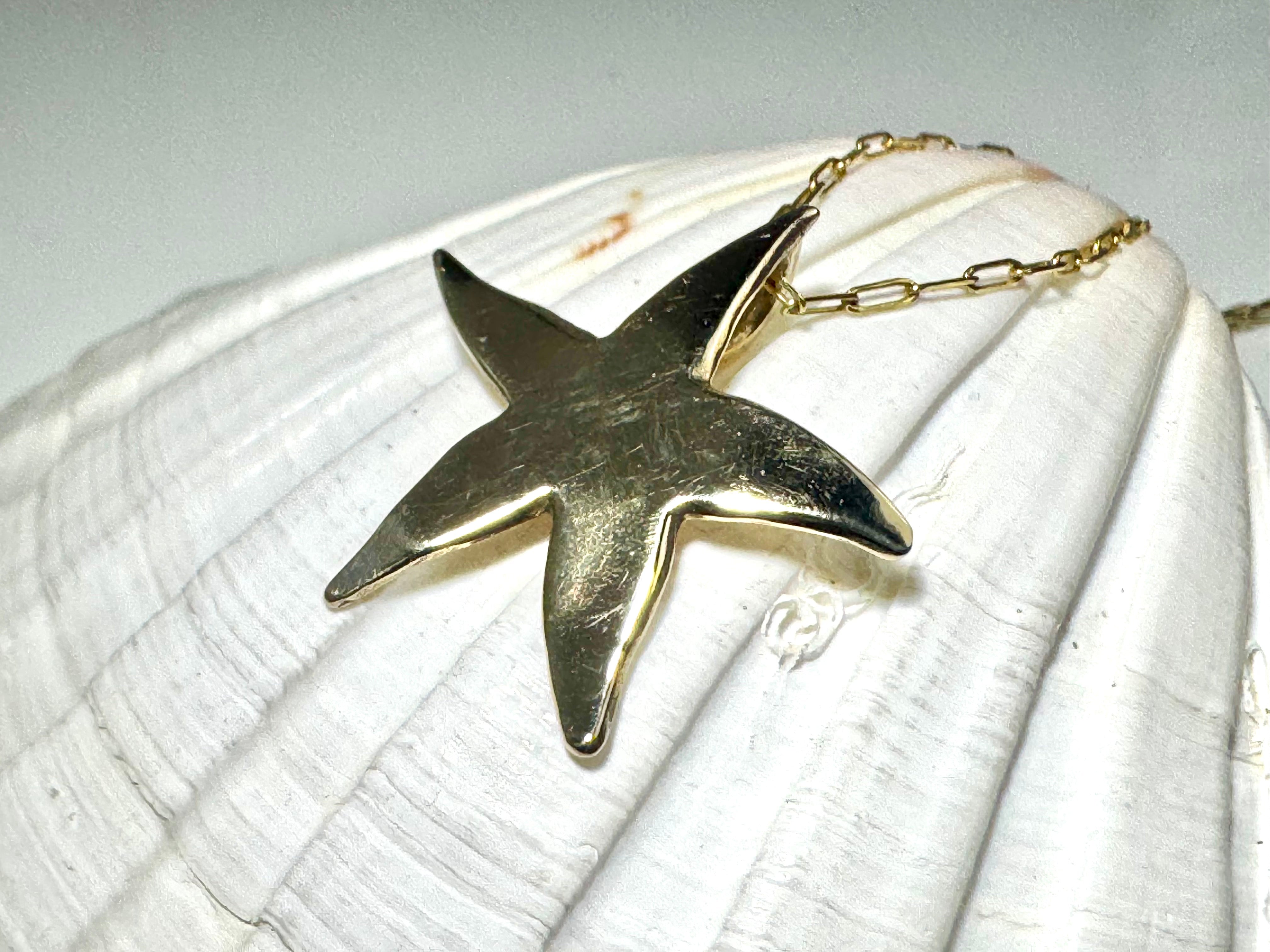 Starfish Large Polished Pendant
