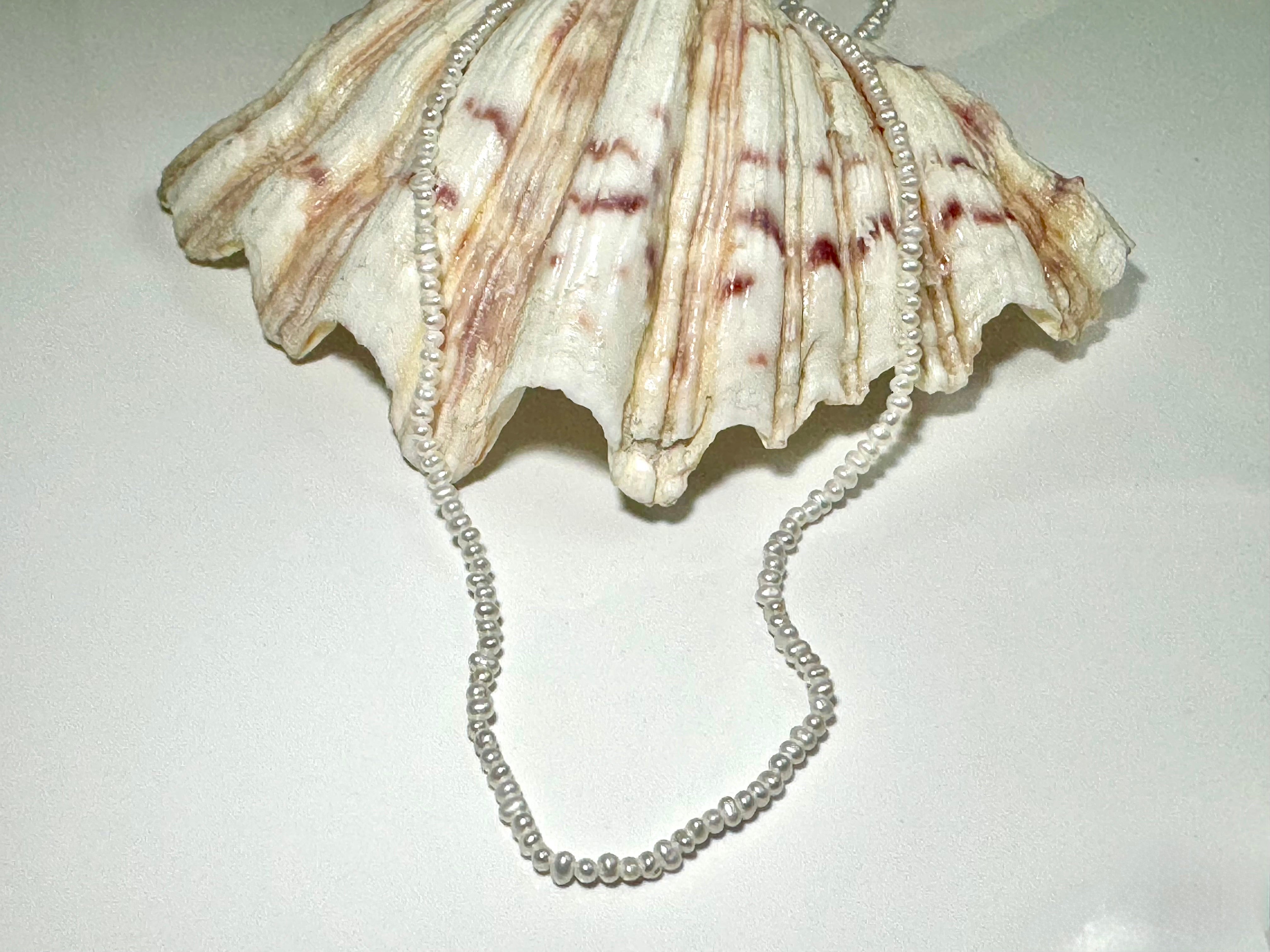 Pearl 2mm 14k Necklace
