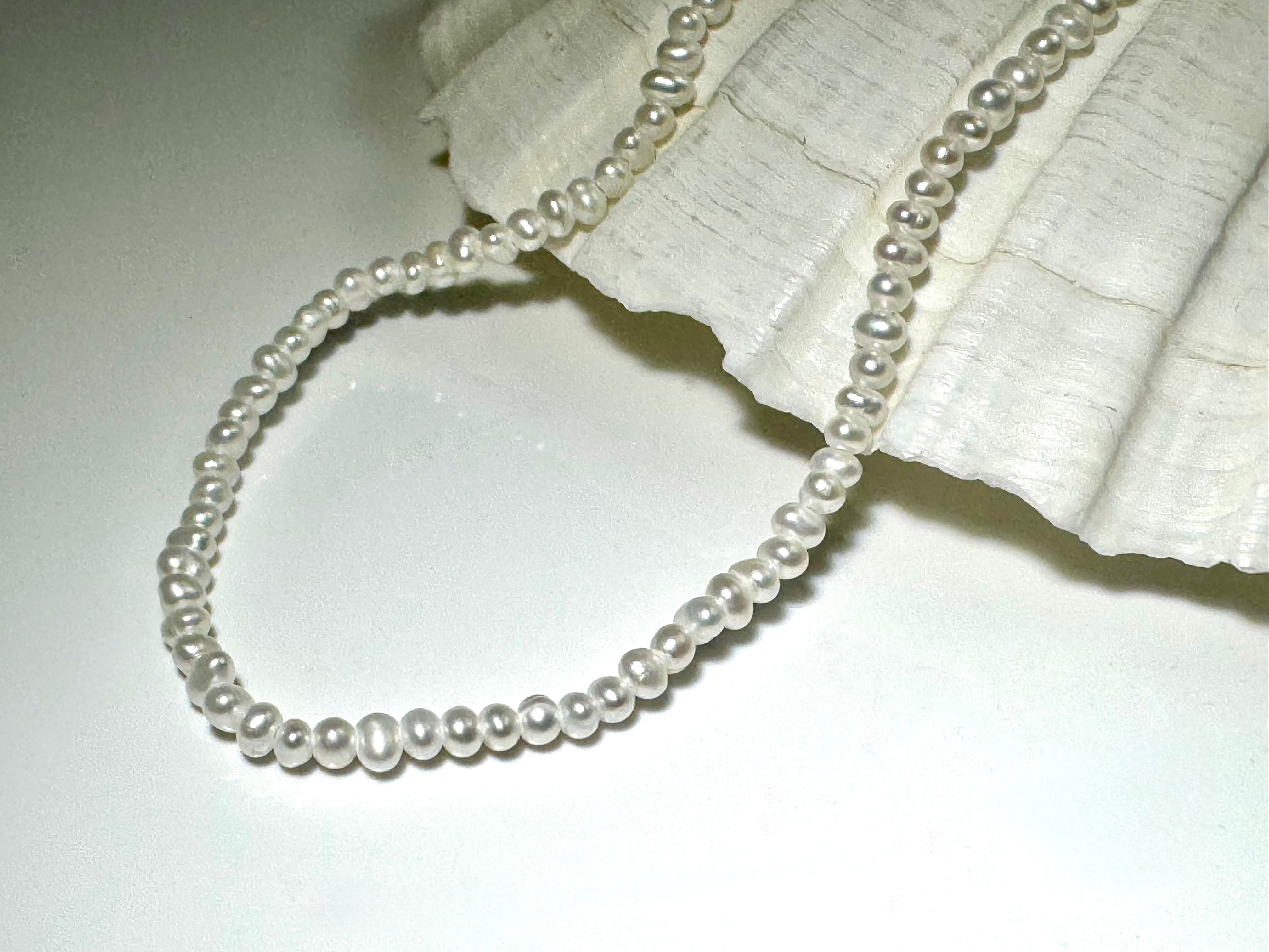 Pearl 2mm 14k Necklace