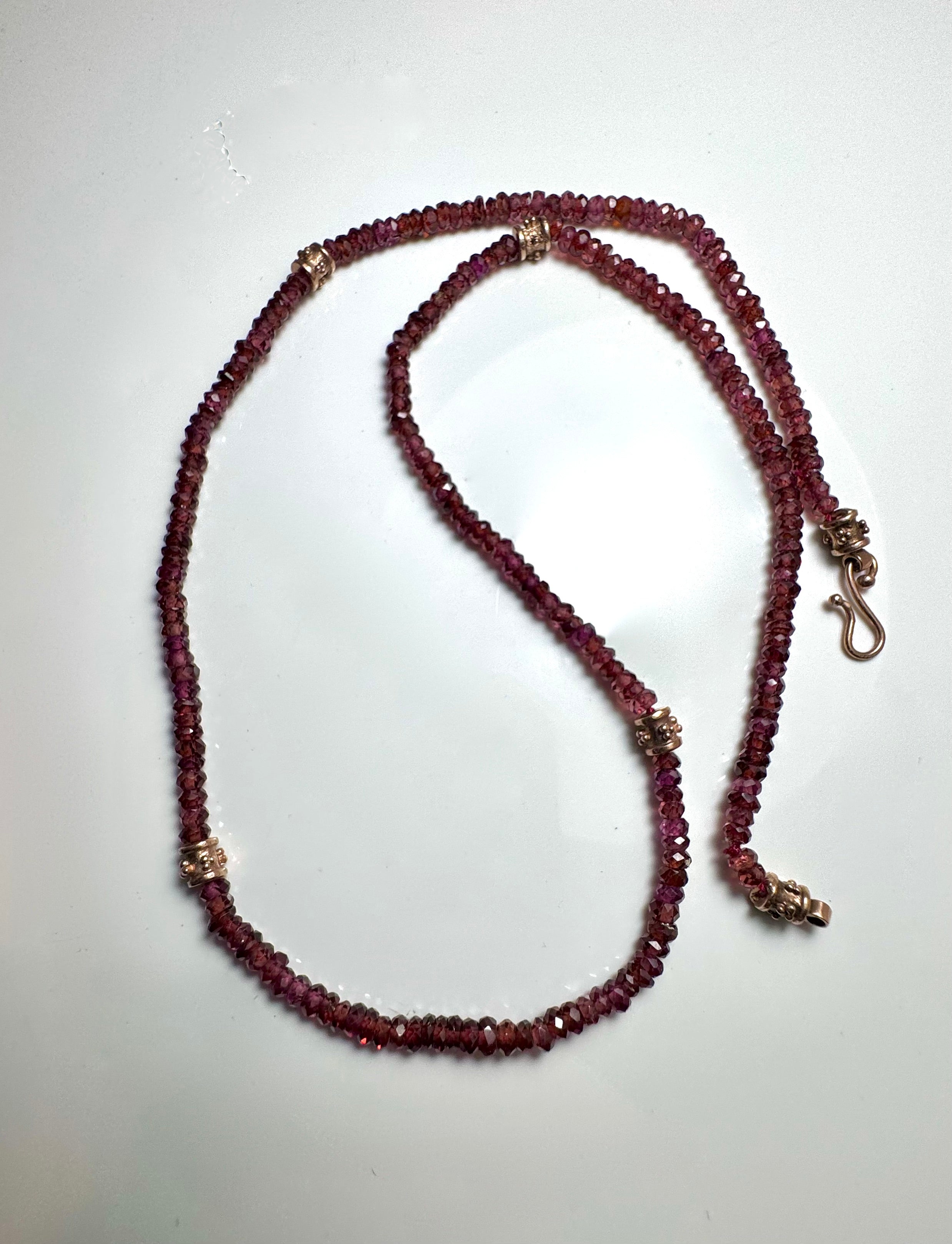 Spessartite Garnet 14k Necklace