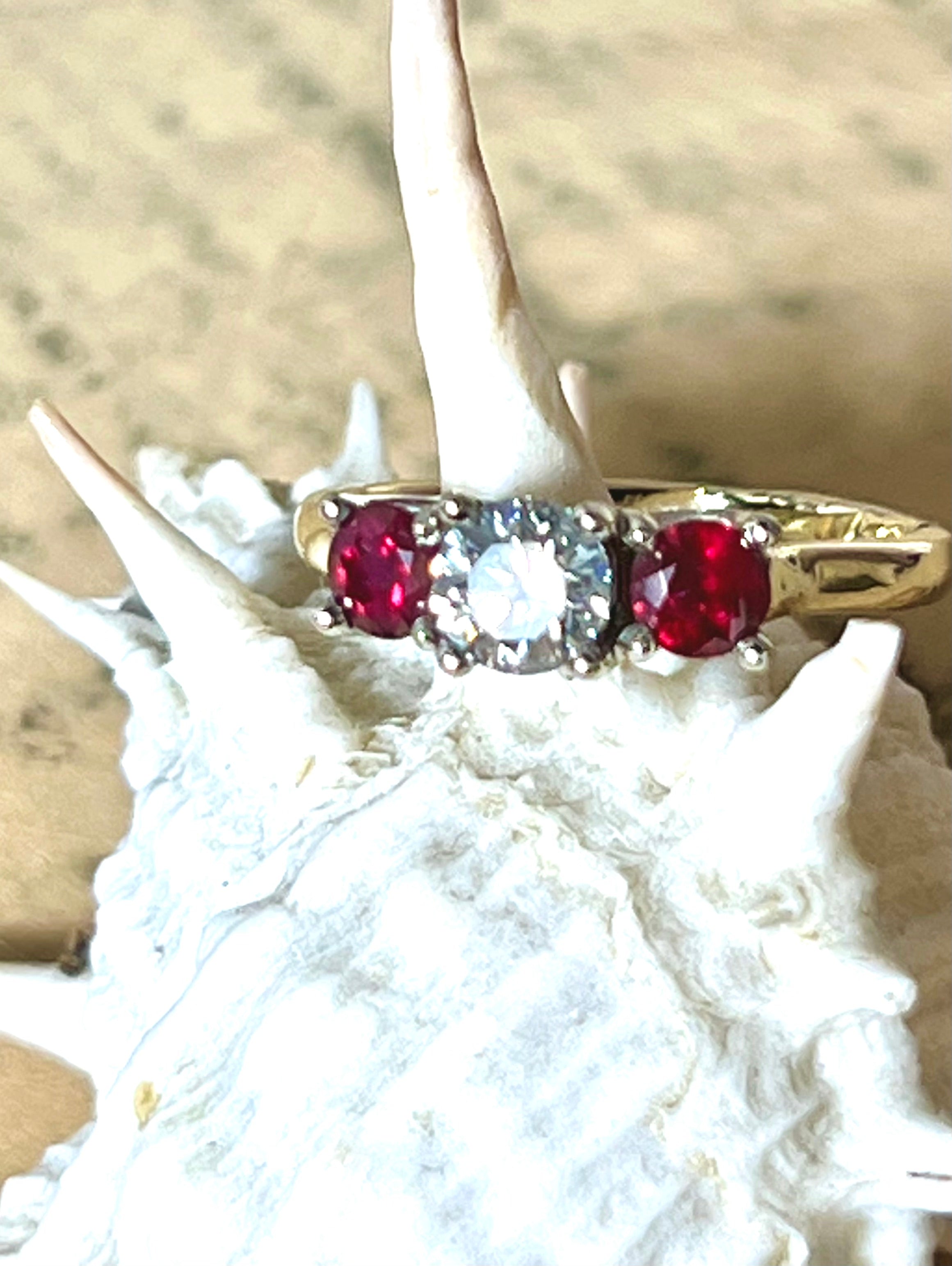 Ruby & Diamond 14k Ring
