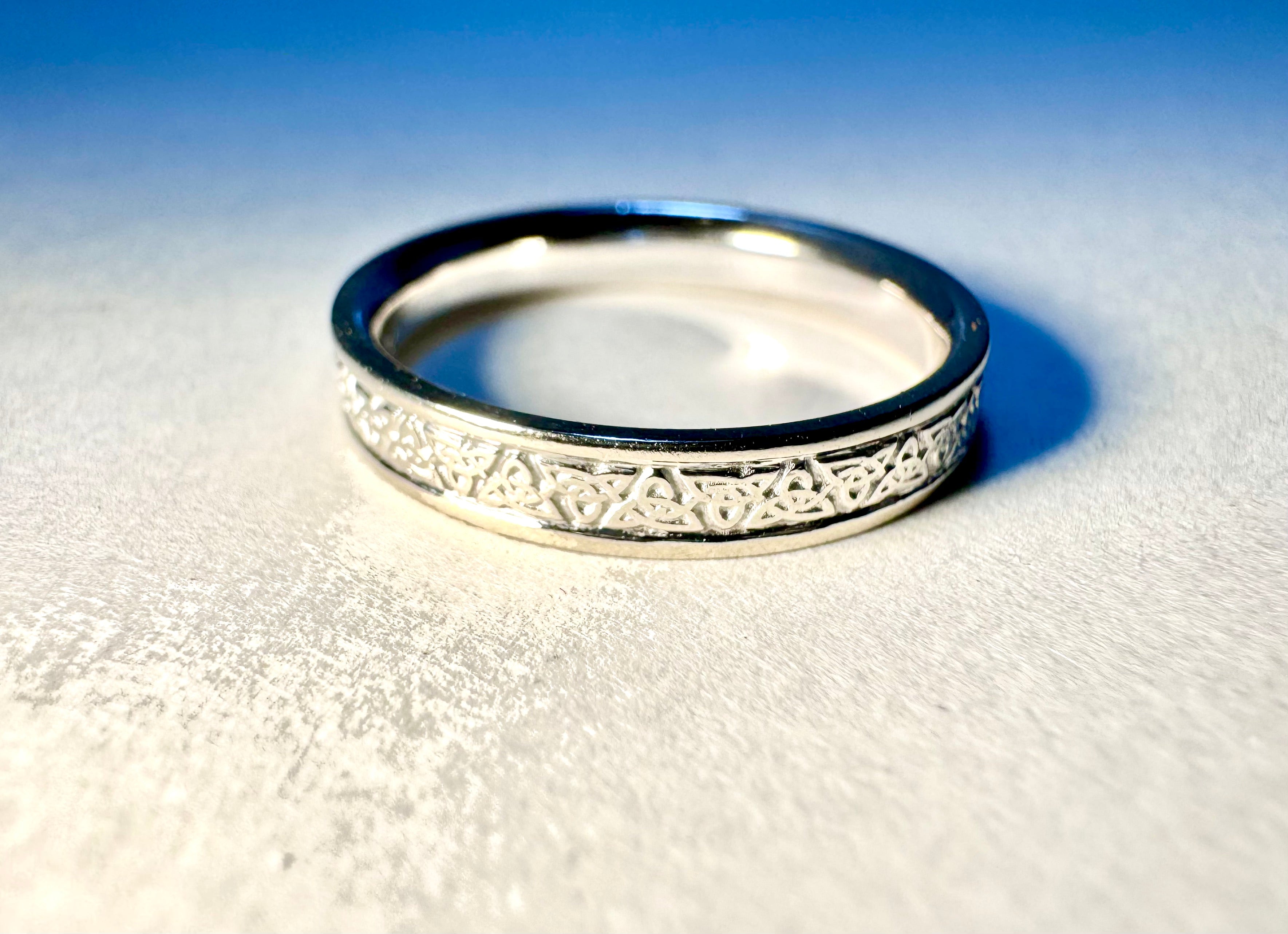Diamond Princess Cut Celtic Bridal Set