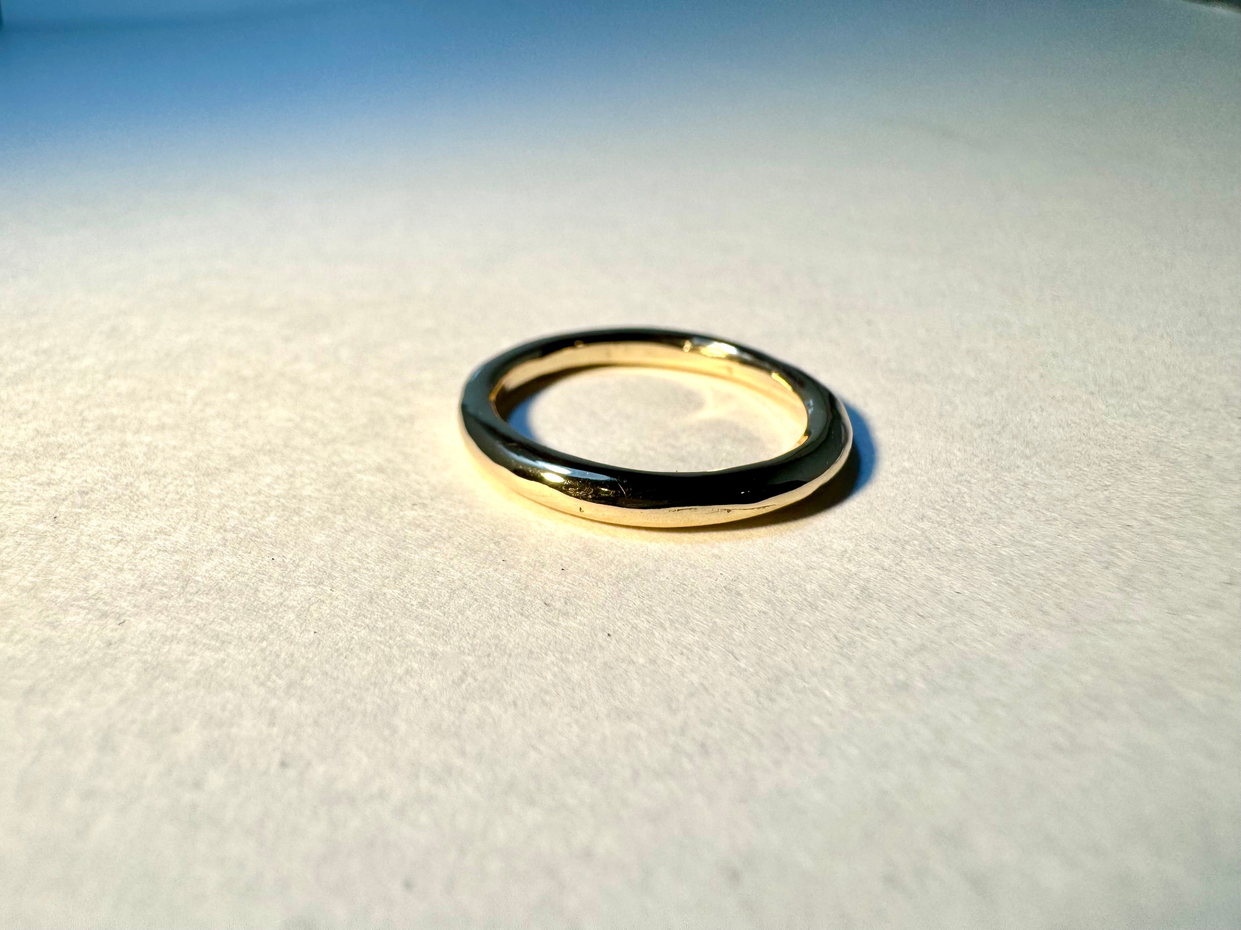 Carved Eternal 14k Band