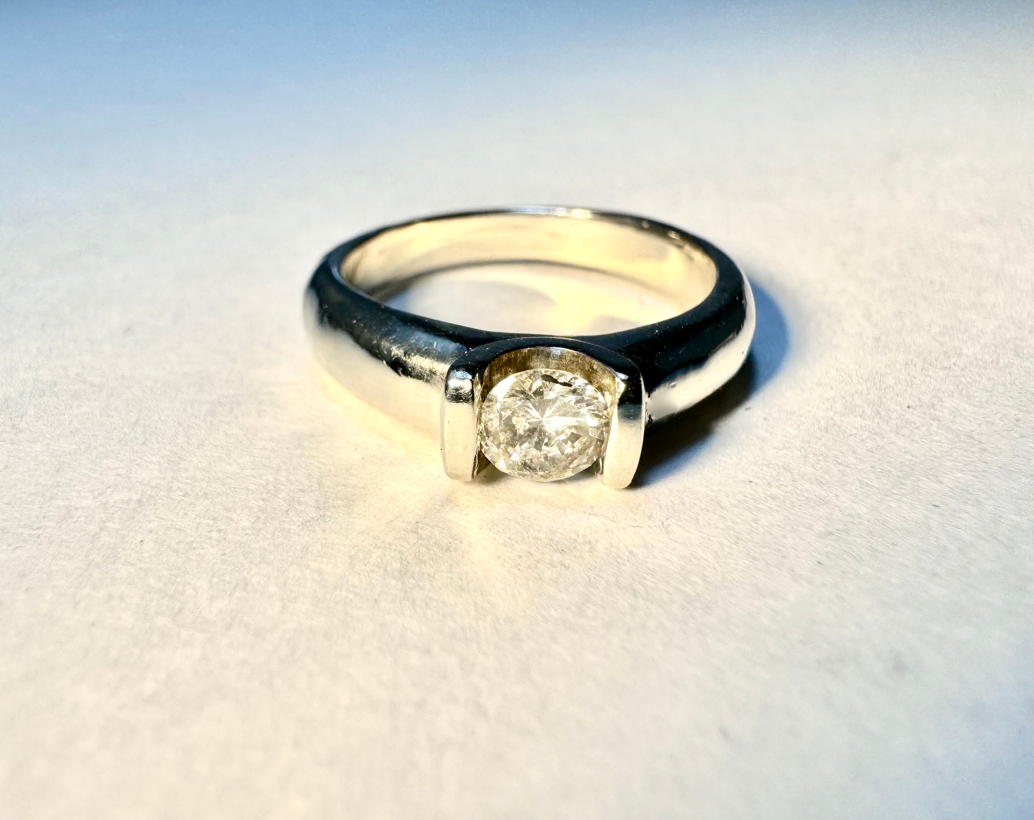 Diamond White Gold Ring