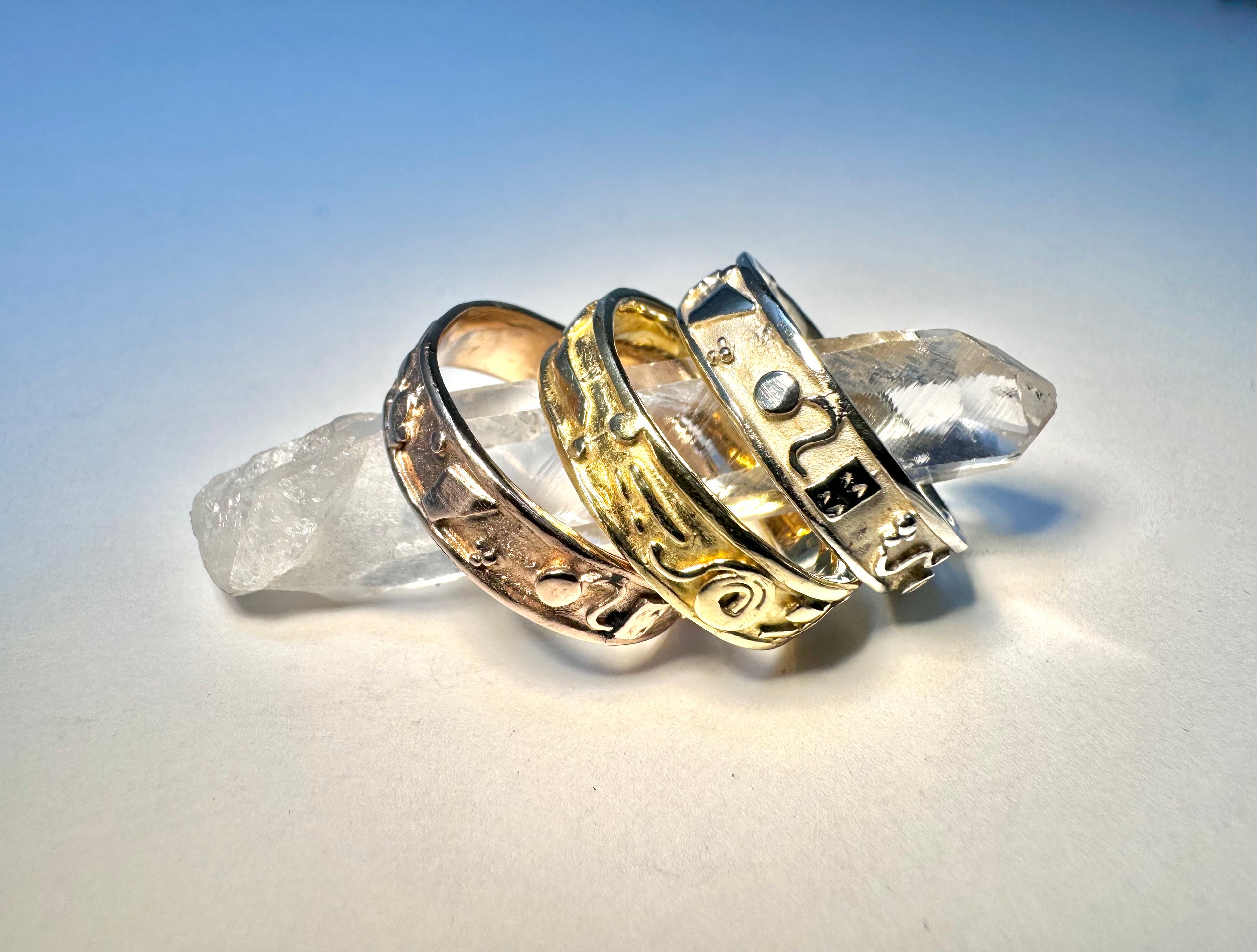 Shapes Band in 14k Rose Gold