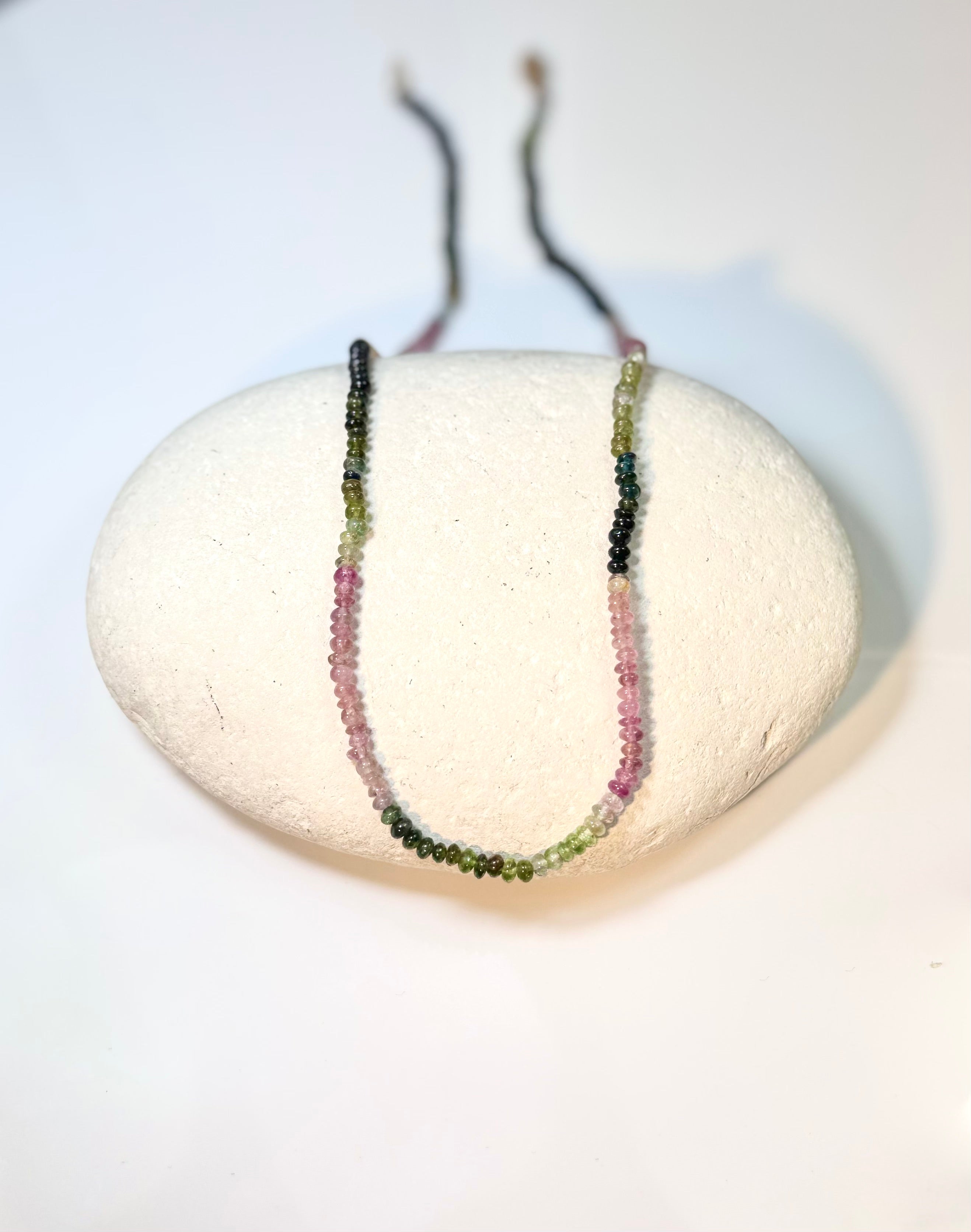 Tourmaline Multi Colored 14k Necklace