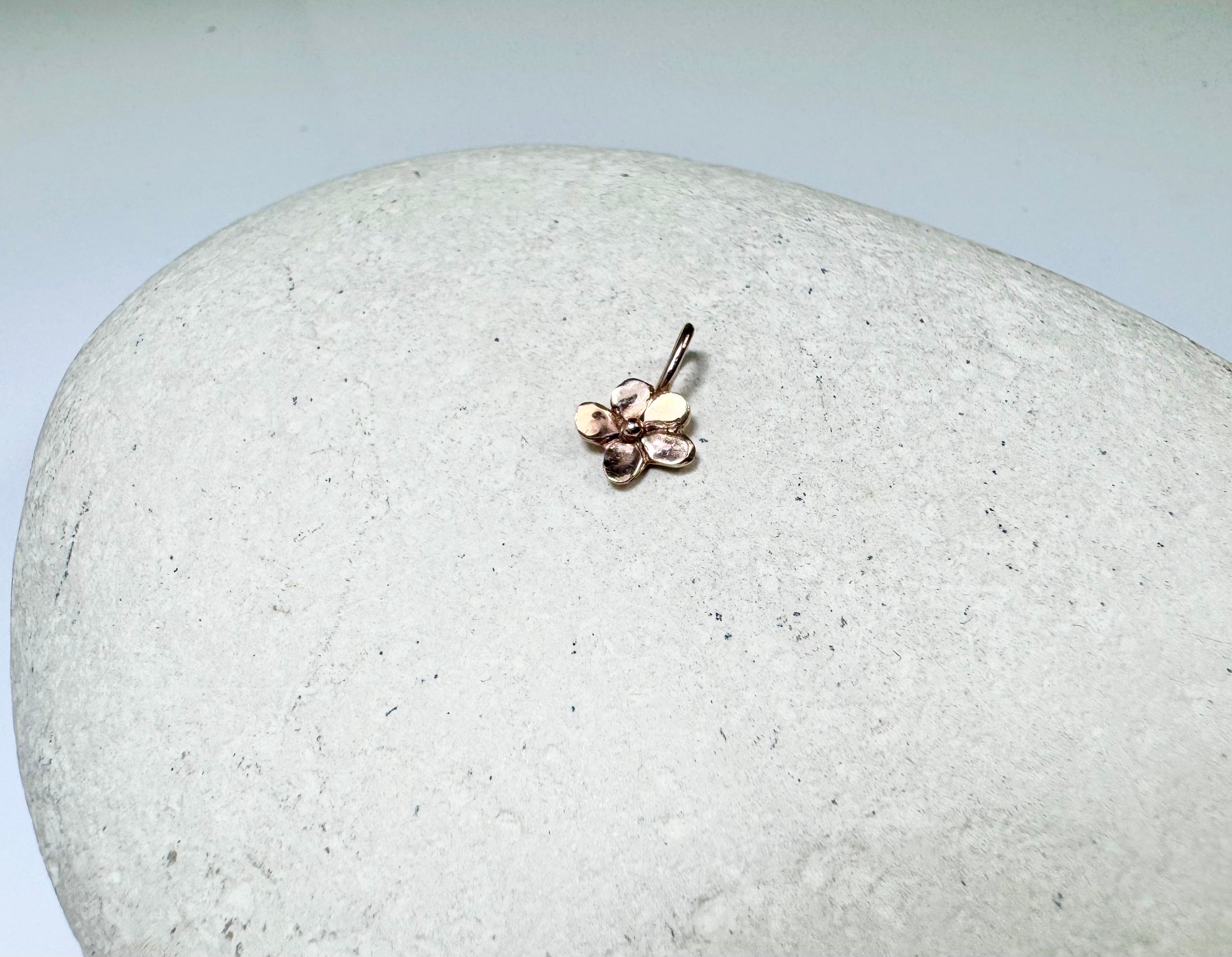 Flower 14K Rose Gold Pendant