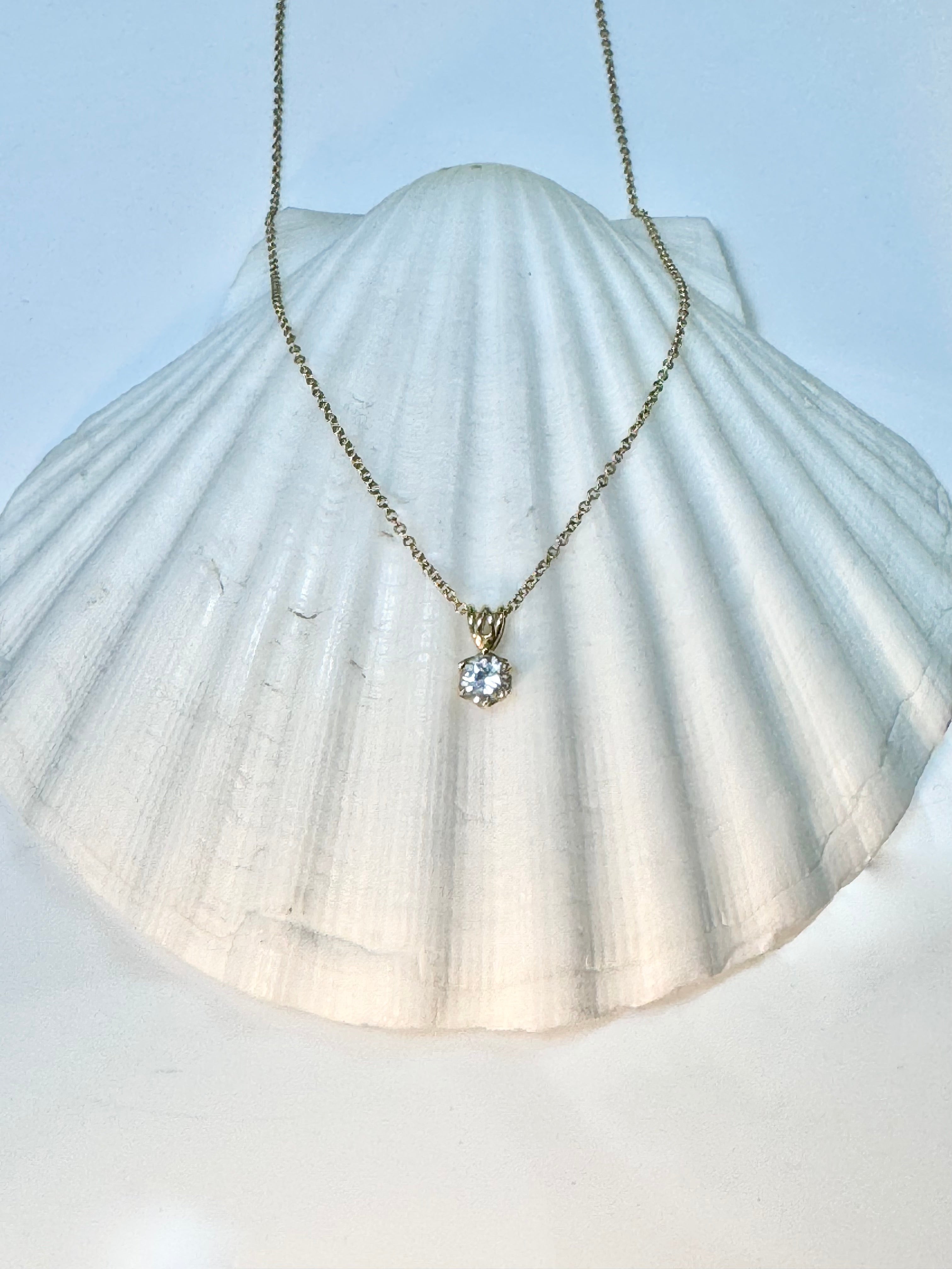 Diamond 14k Pendant