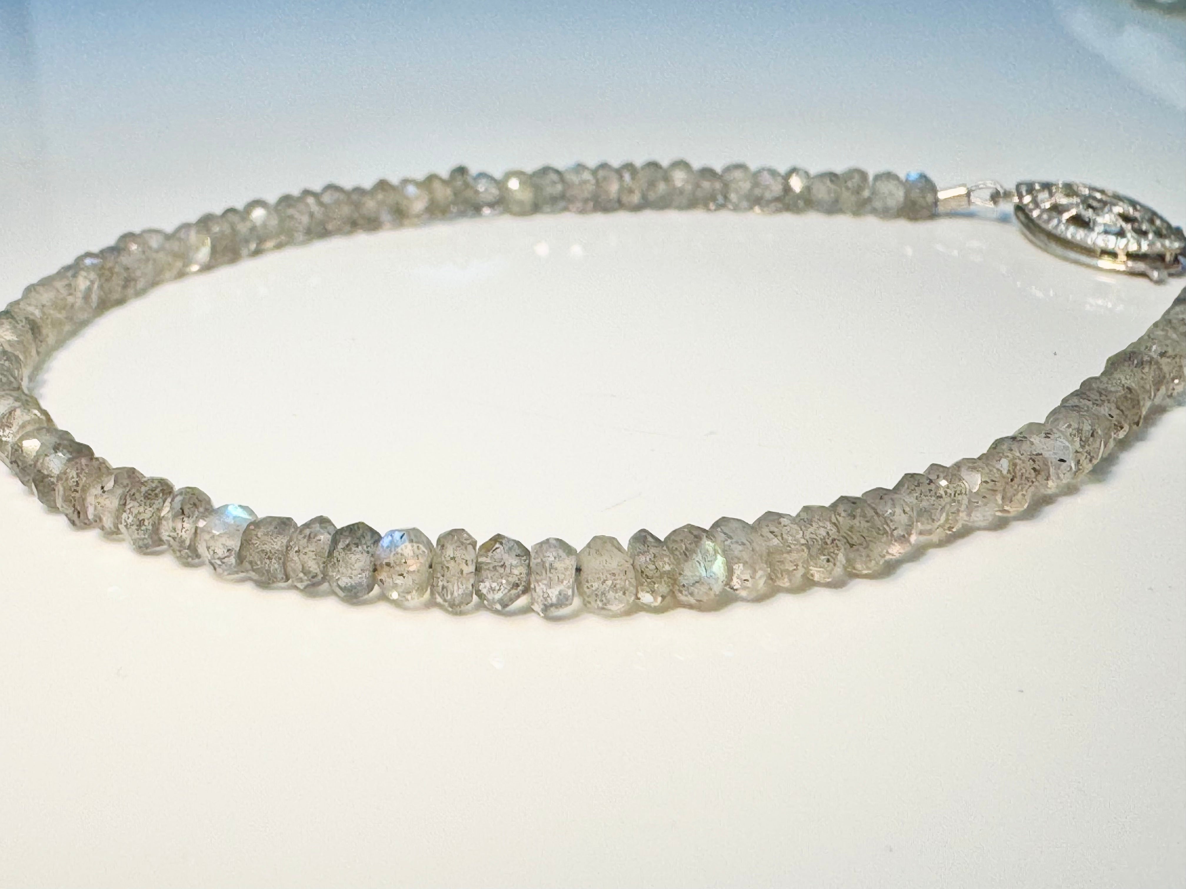 Labradorite Faceted Bracelet