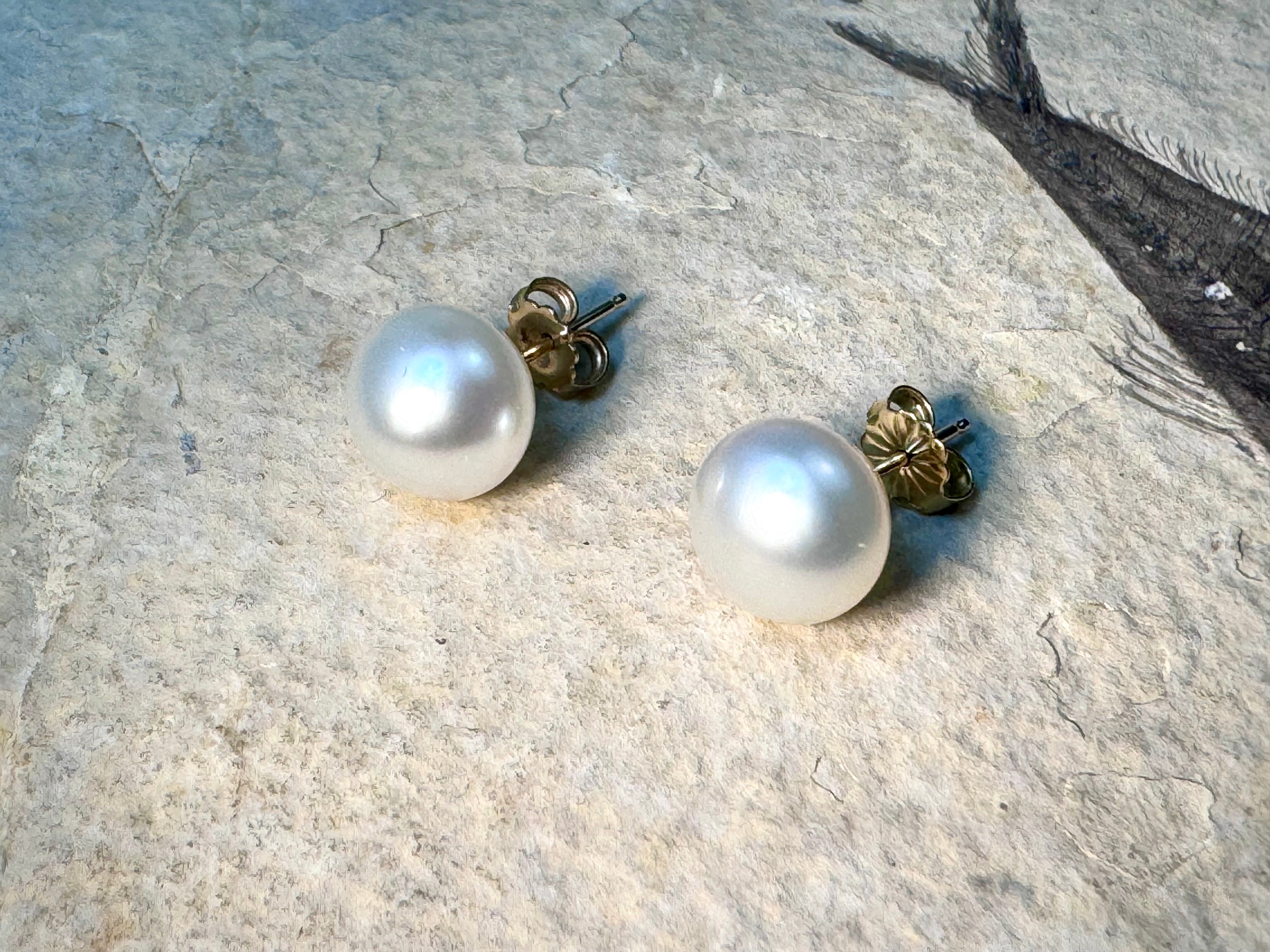 South Sea Pearl Large 14k Studs