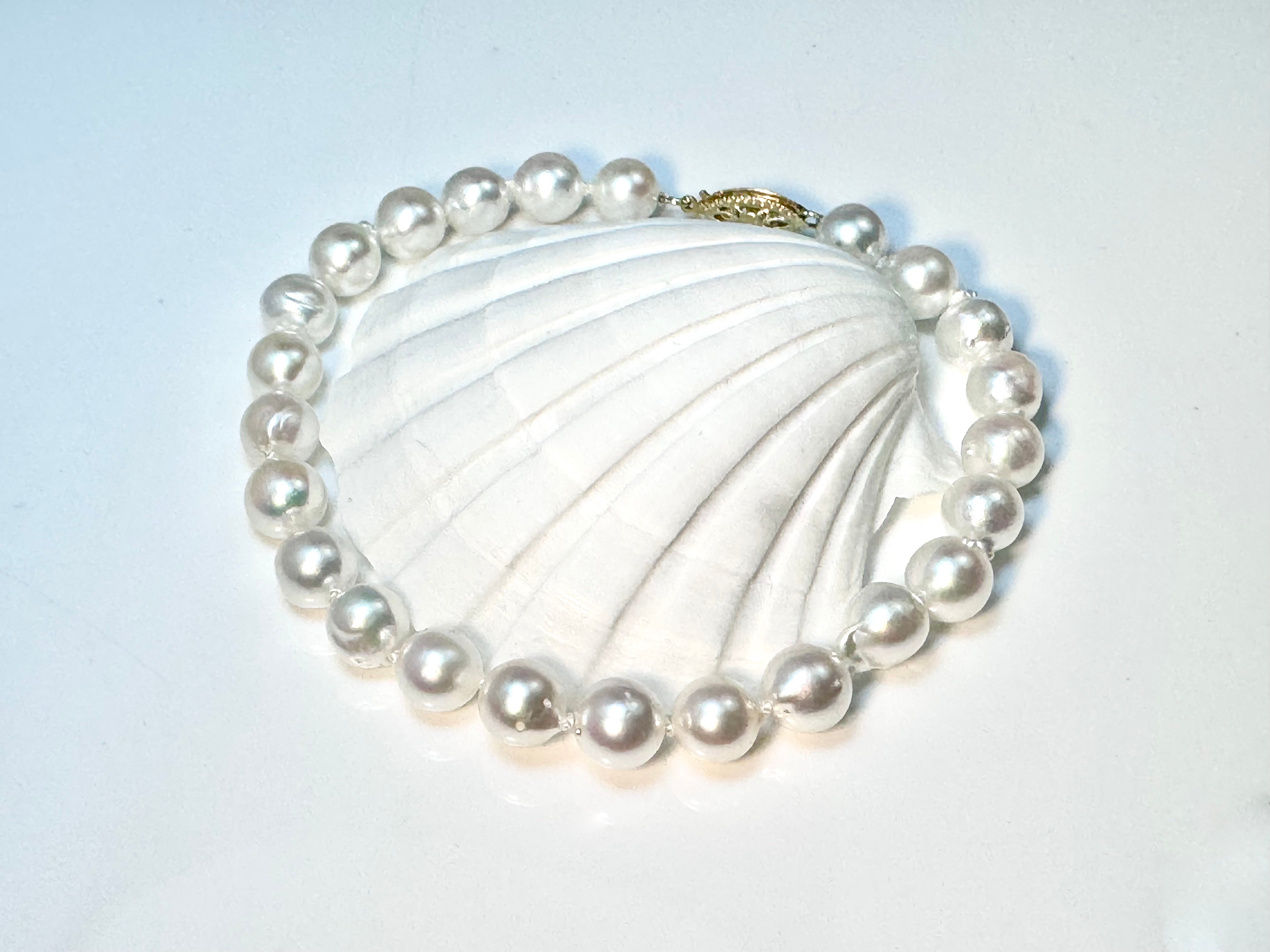 Akoya Pearl 14k Bracelet