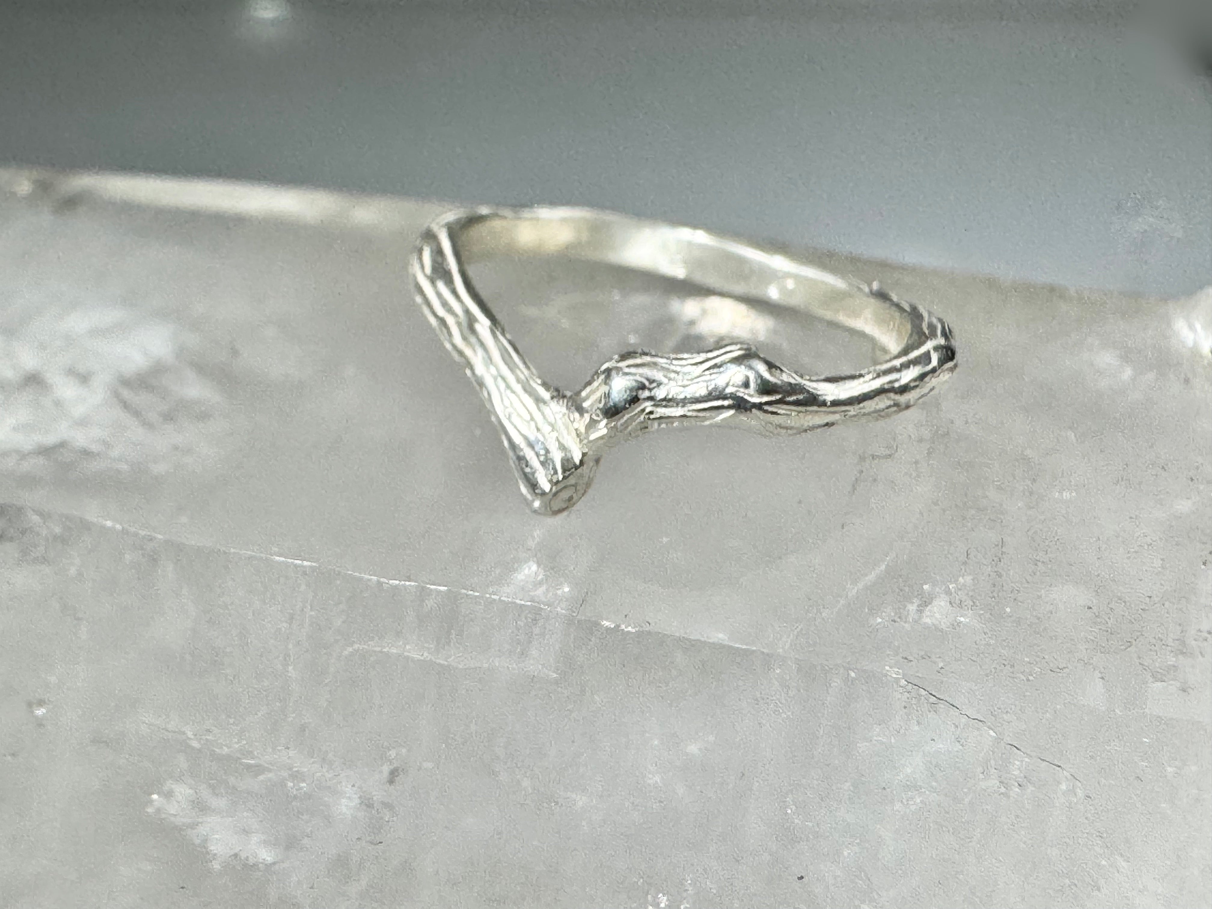 Bark 2mm Sterling Band