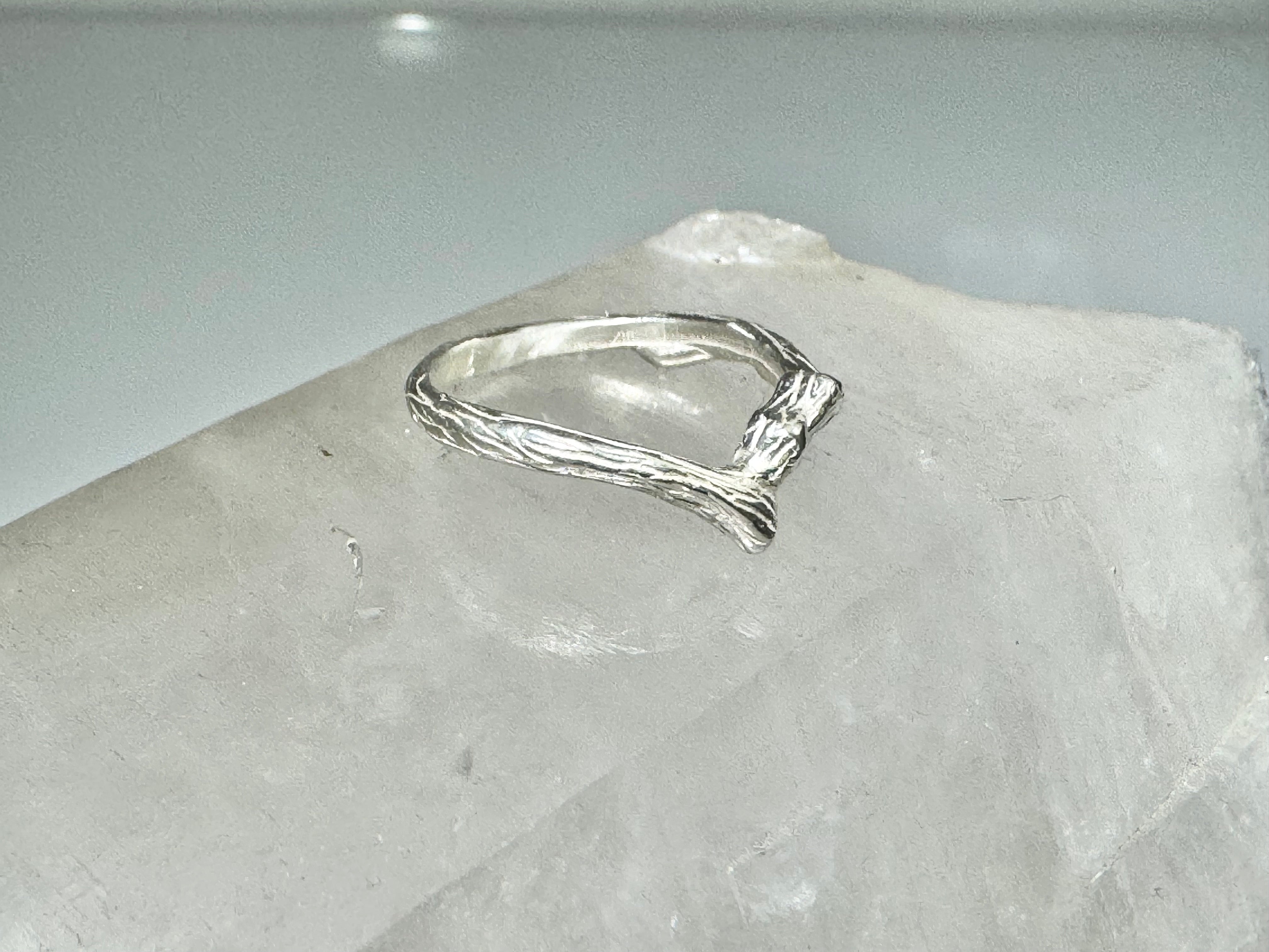 Bark 2mm Sterling Band