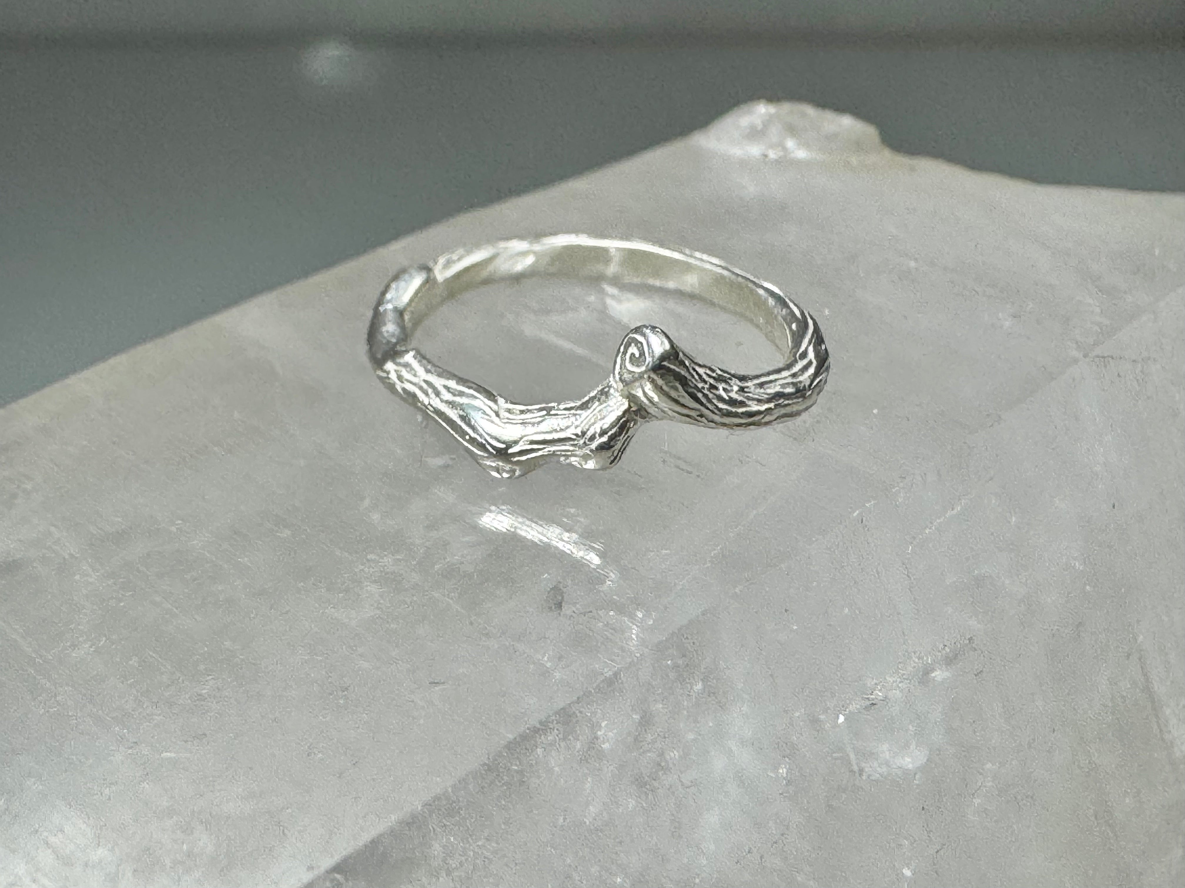 Bark 2mm Sterling Band