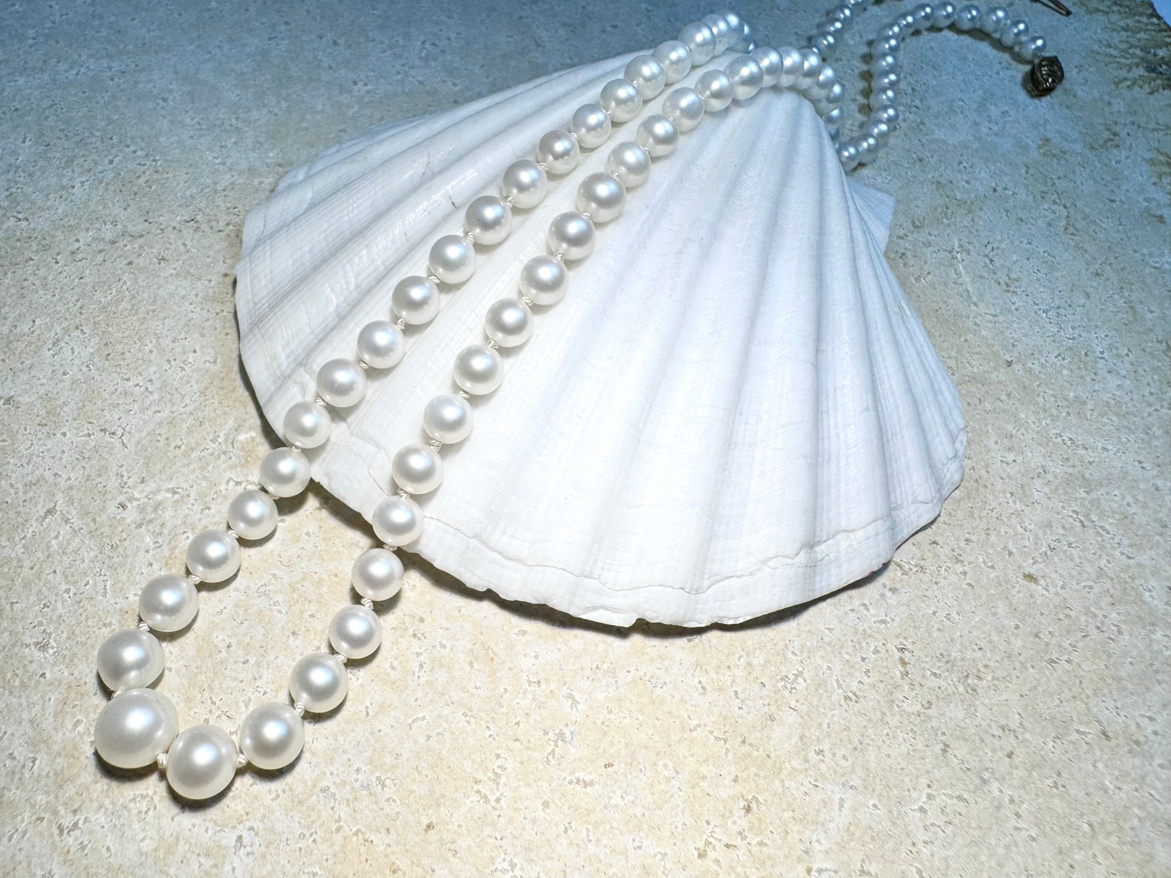 Pearl Graduated 14k Strand
