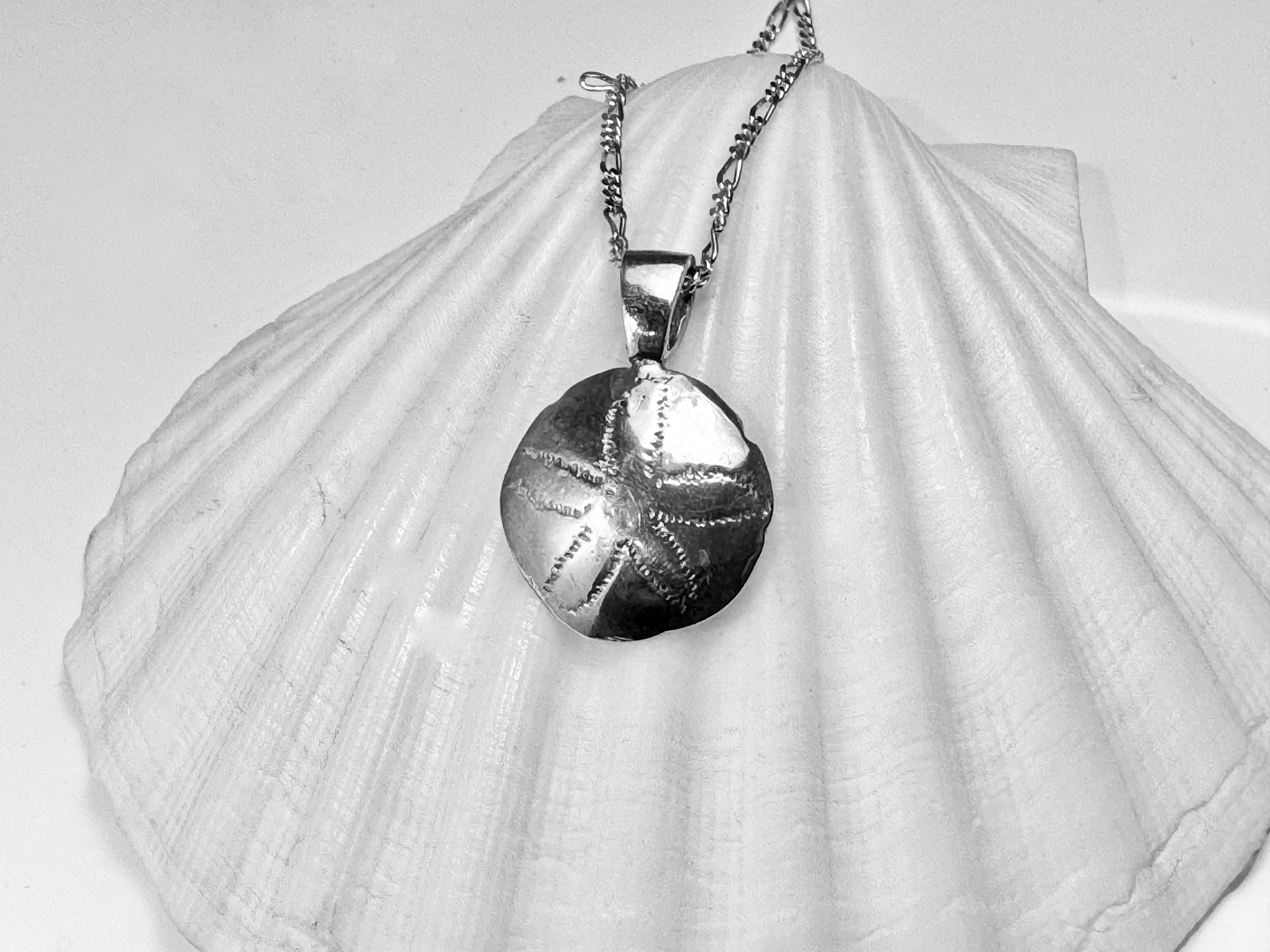 Sand Dollar Sterling Pendant