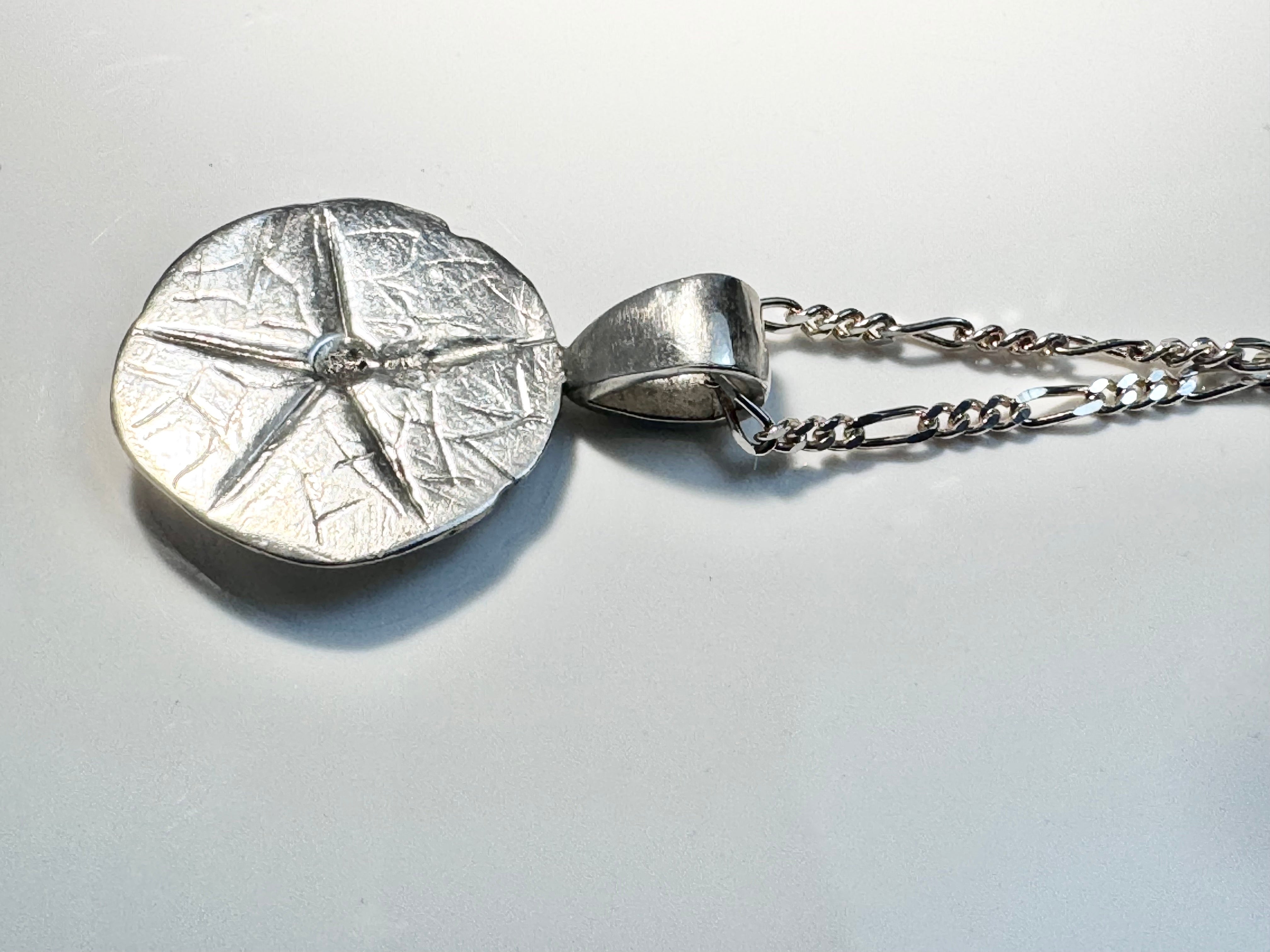 Sand Dollar Sterling Pendant