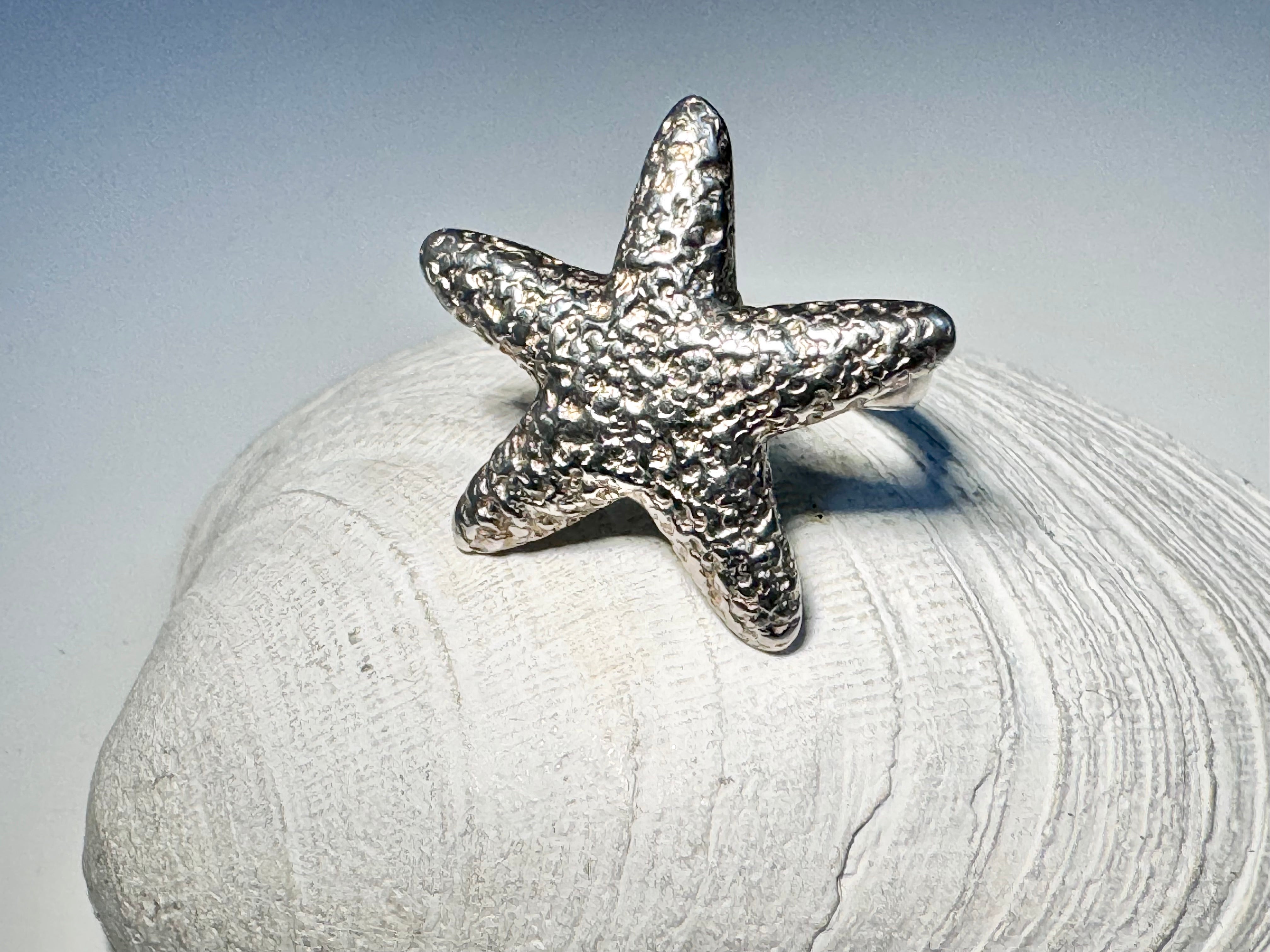 Starfish Medium Sterling Ring