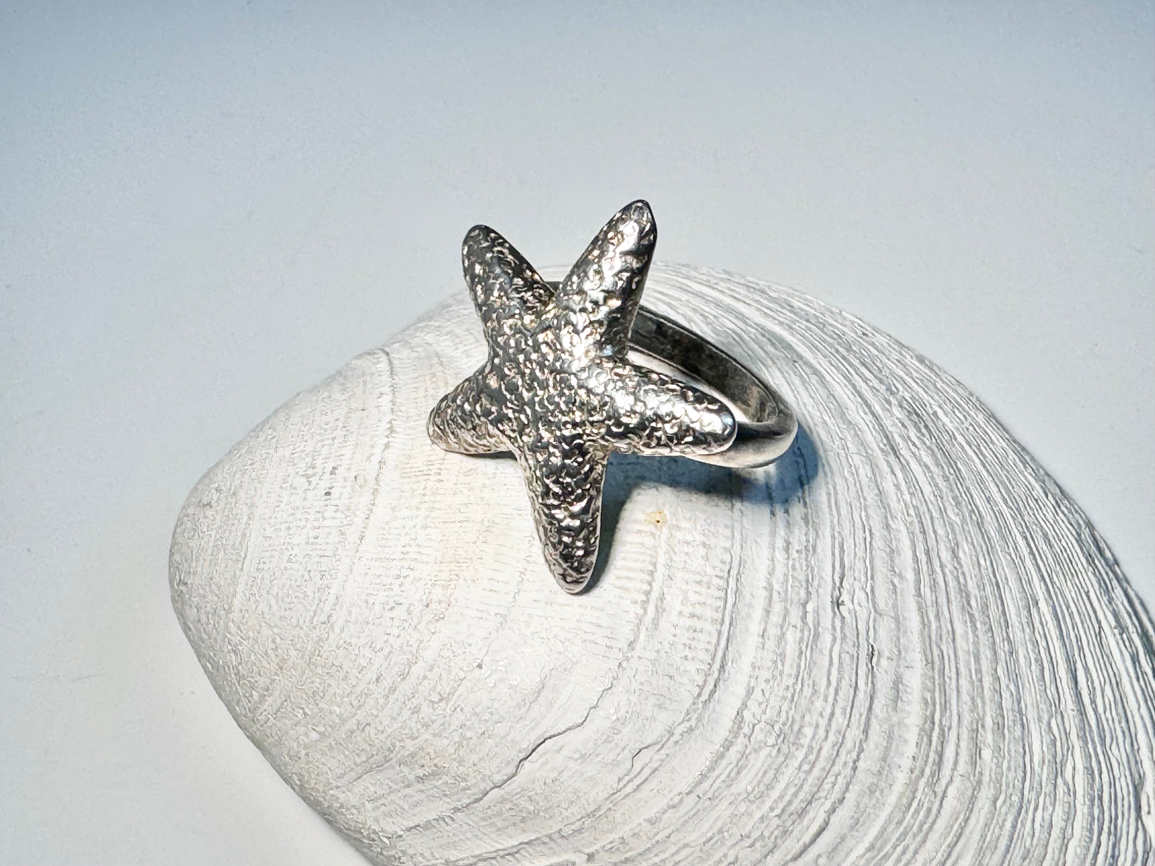 Starfish Medium Sterling Ring