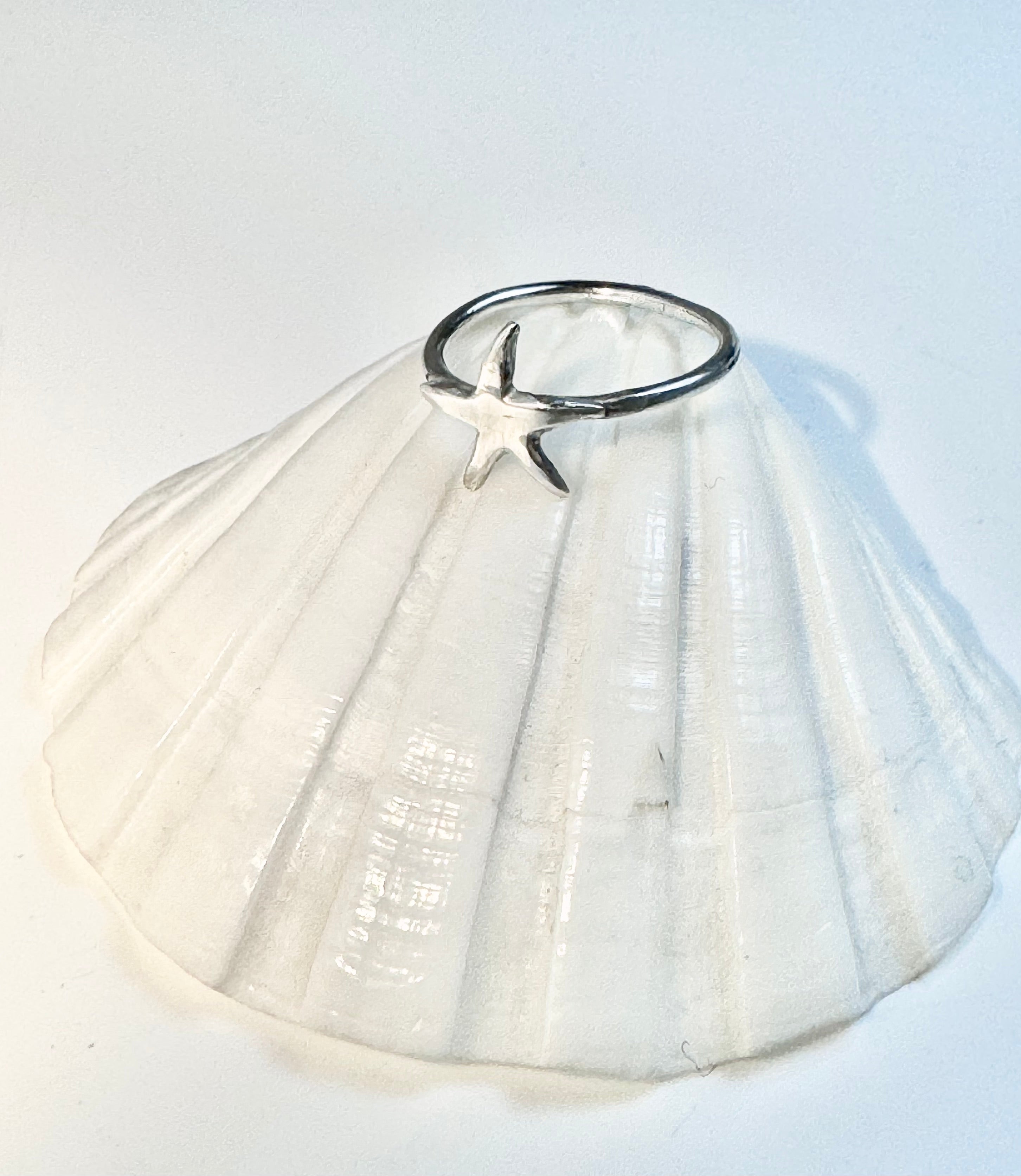 Starfish Sterling Ring
