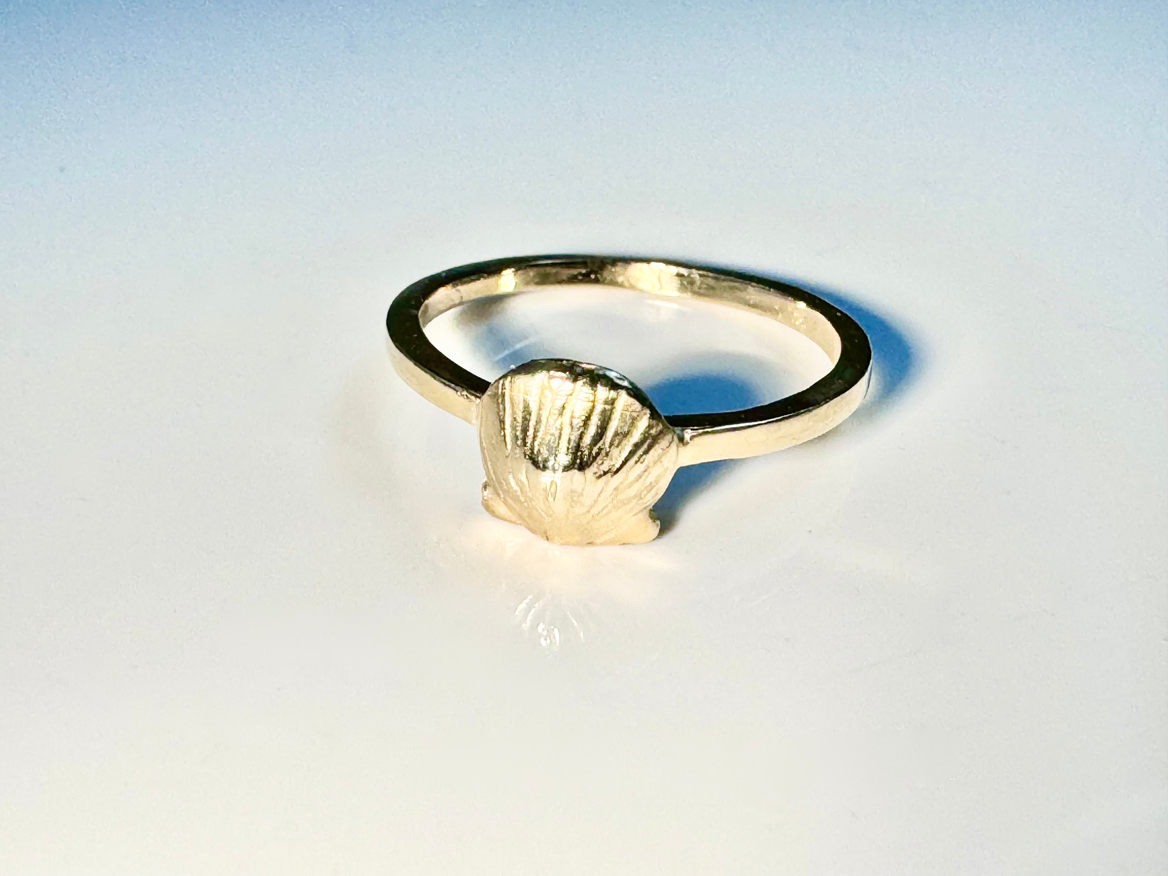 SeaShell 14k Ring