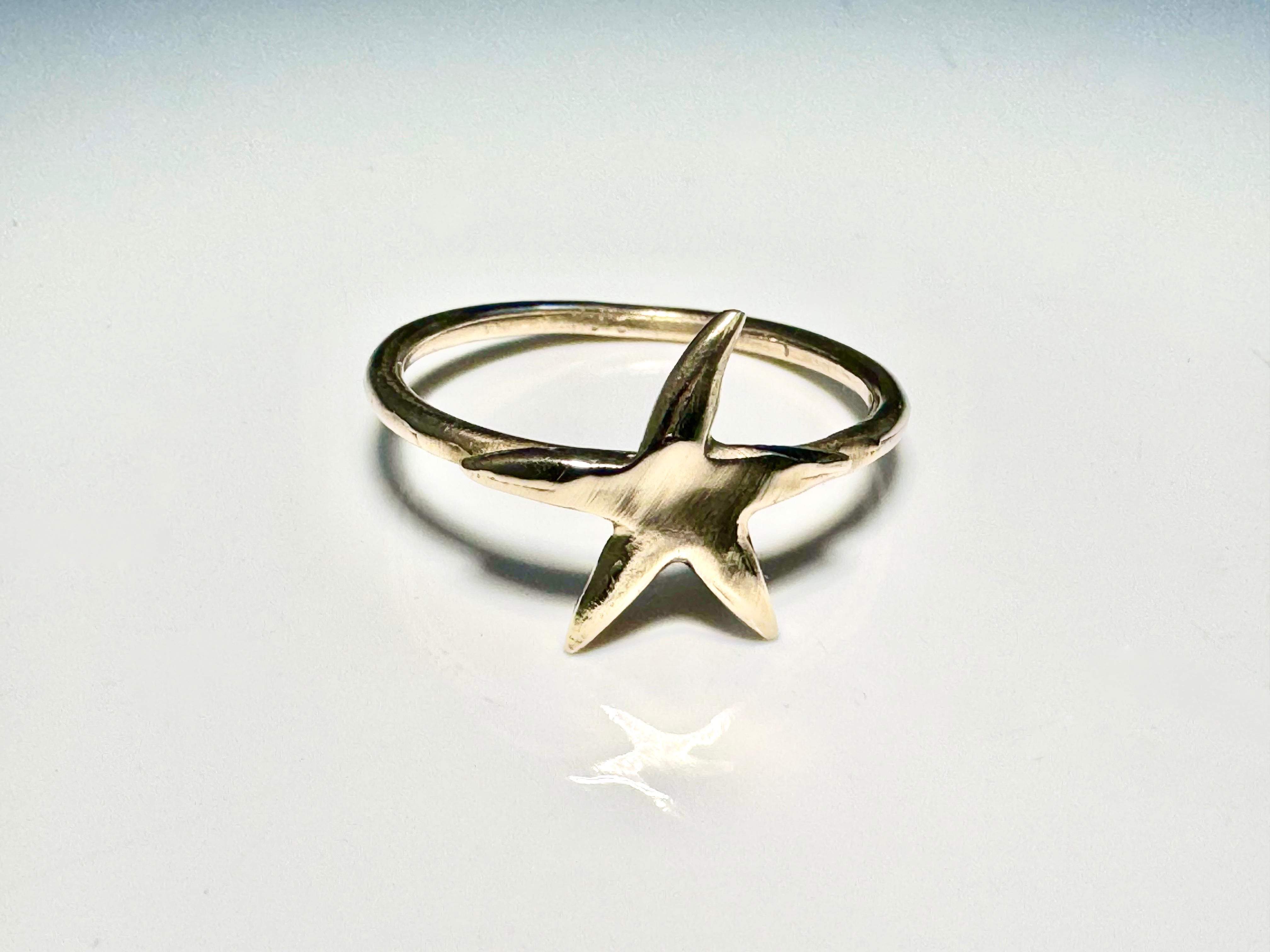 Star 14k Gold Ring