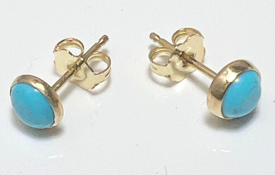 American Turquoise 14k Studs