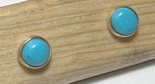 American Turquoise 14k Studs
