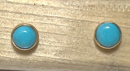 American Turquoise 14k Studs