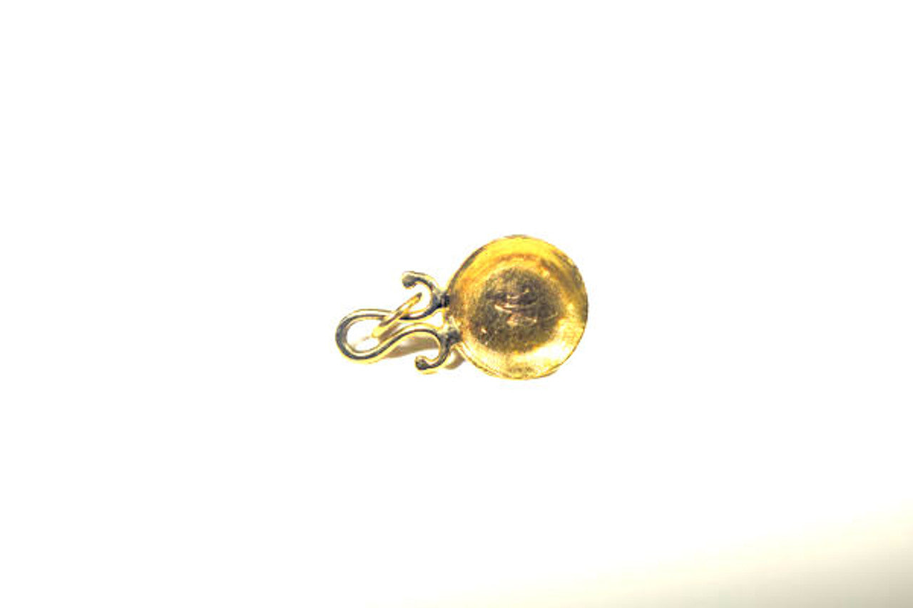 Diamond Round 22 K Pendant