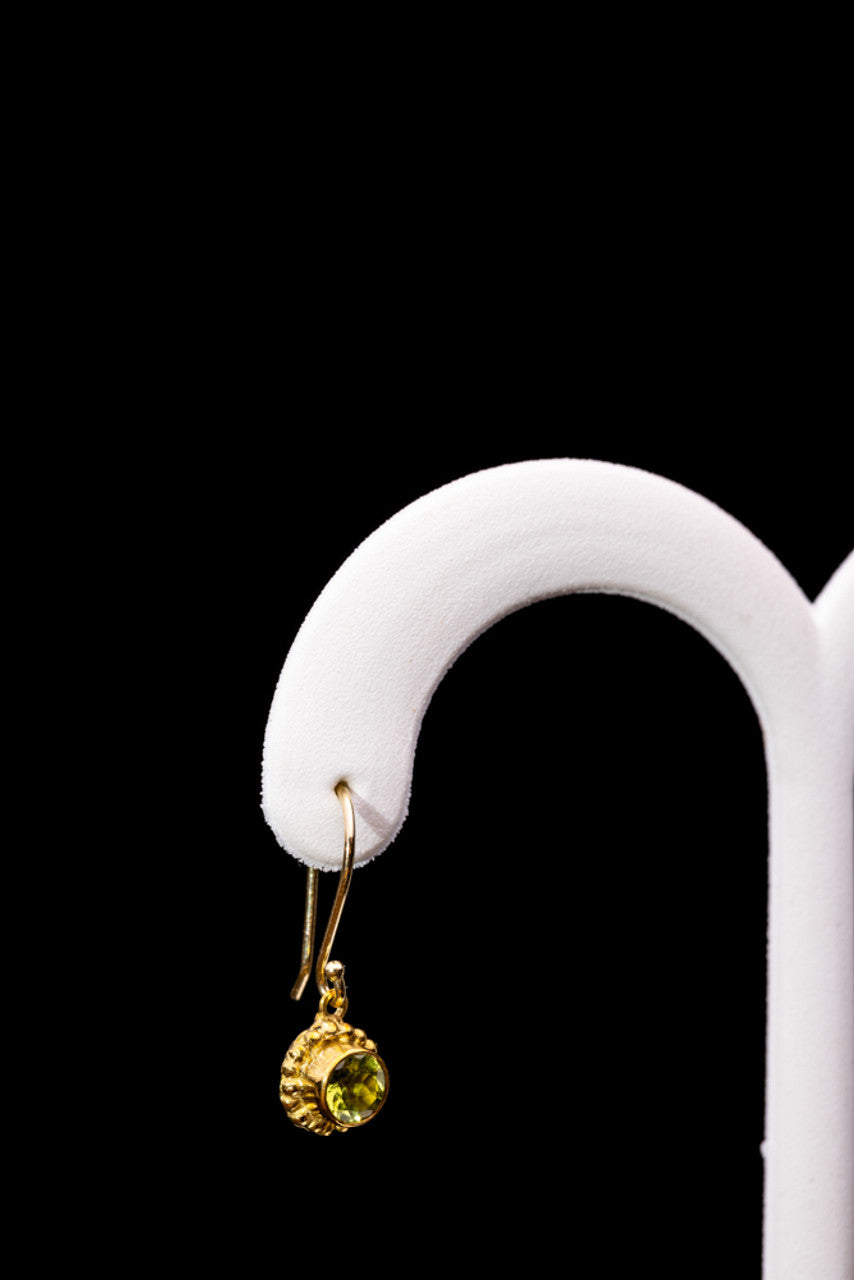 Arizona Peridot 14k & 18k Dangles