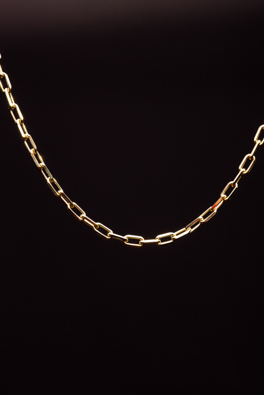 Paper Clip 2mm 14K Chain