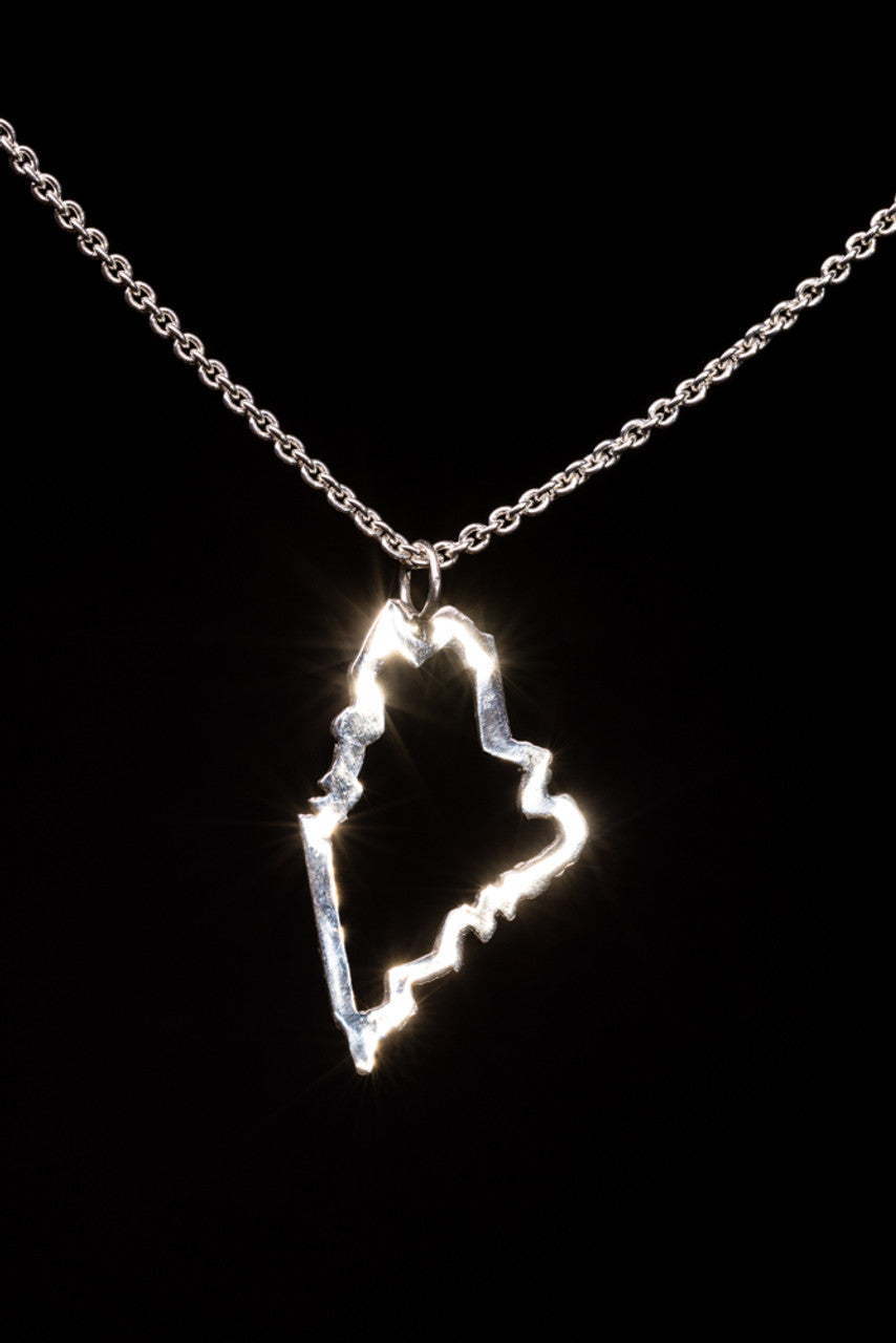 State of Maine Sterling Pendant