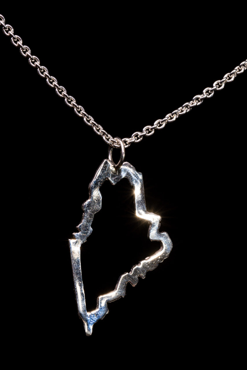 State of Maine Sterling Pendant