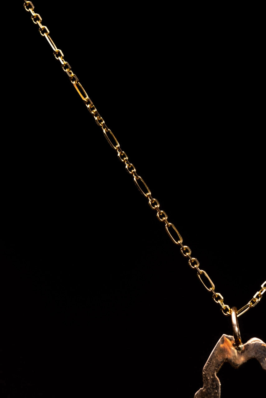 Figaro 1.4mm 14k Chain