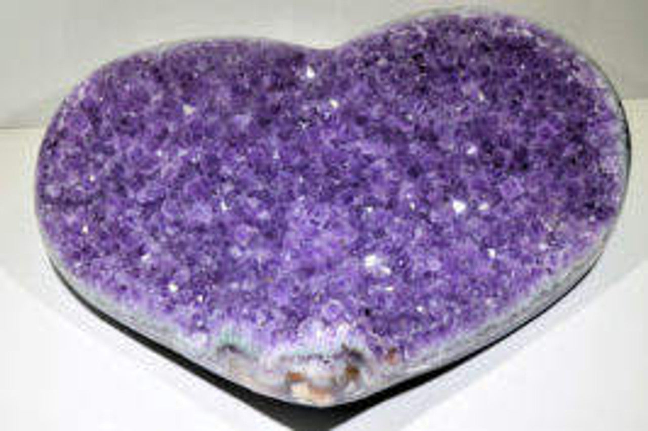 Amethyst Heart Druzy
