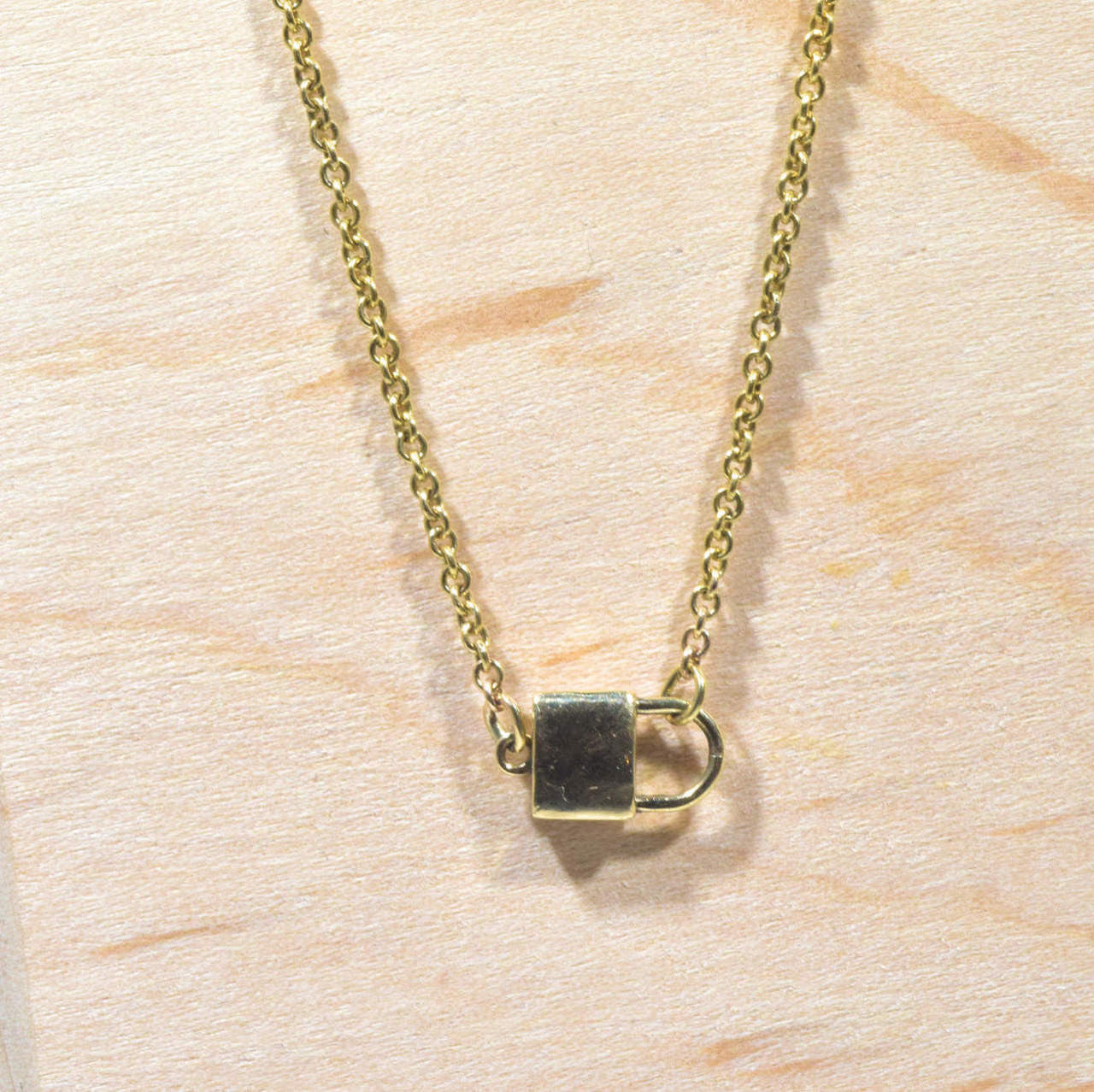 Padlock 14k Necklace