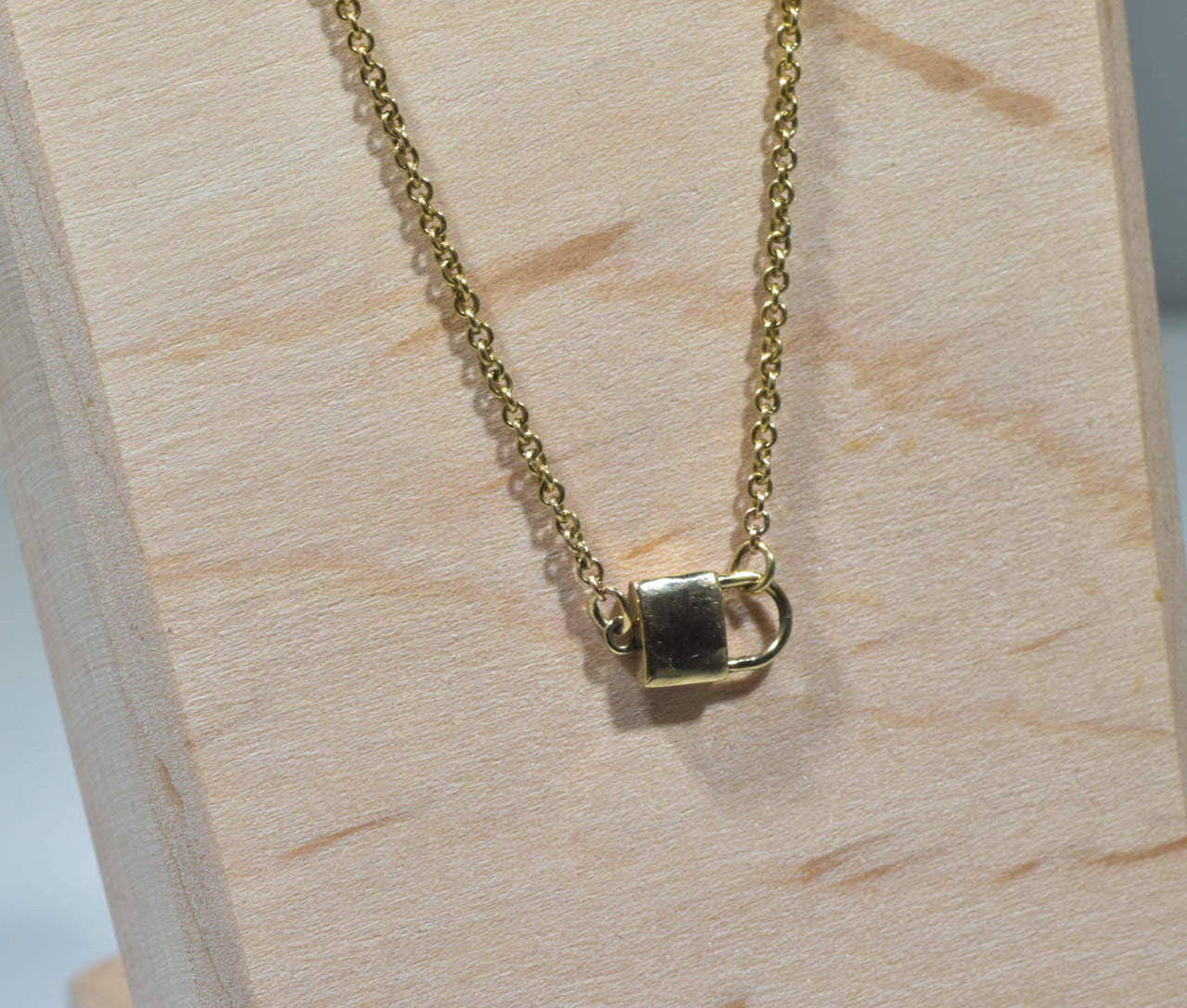 Padlock 14k Necklace