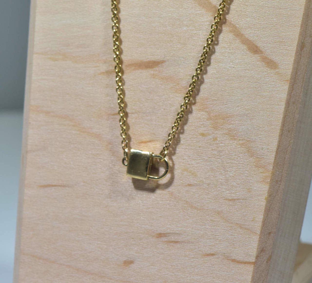 Padlock 14k Necklace