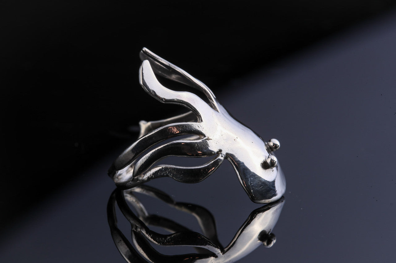 Sterling Silver Octopus Ring
