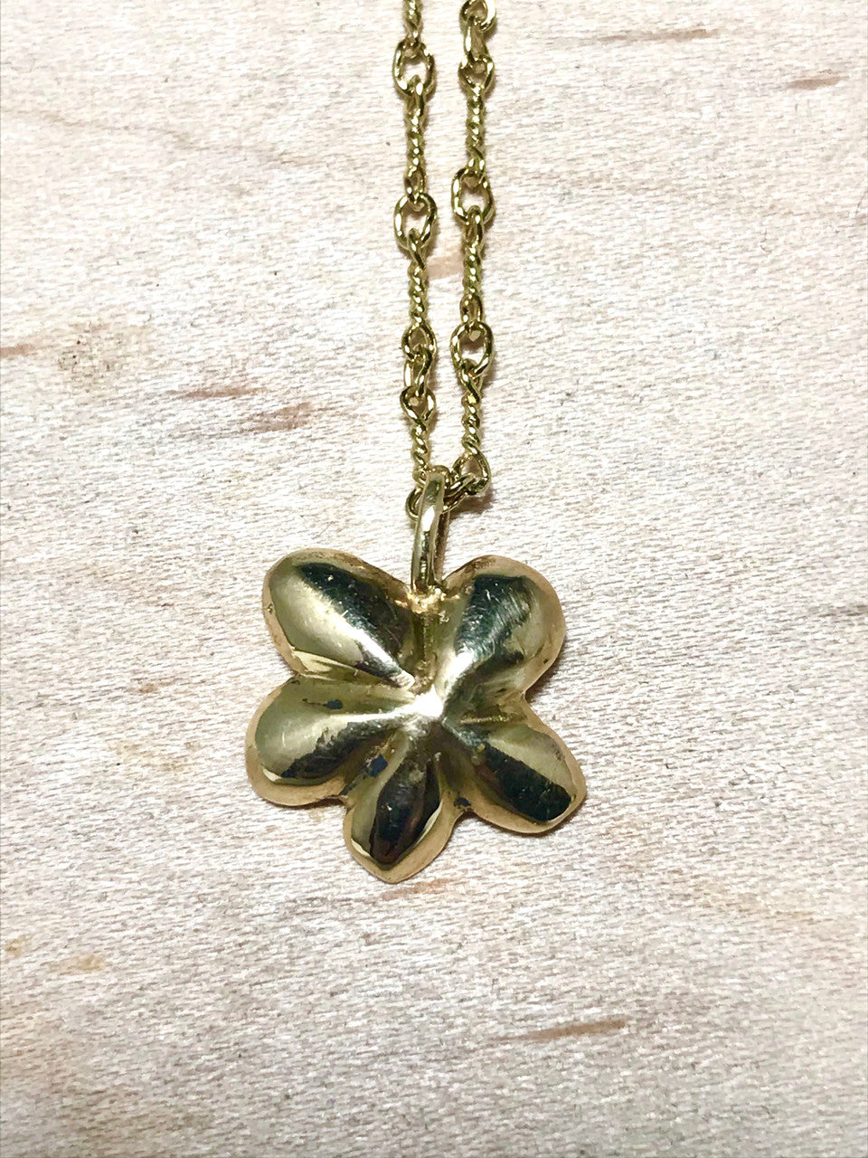 Diamond Flower 14k Pendant