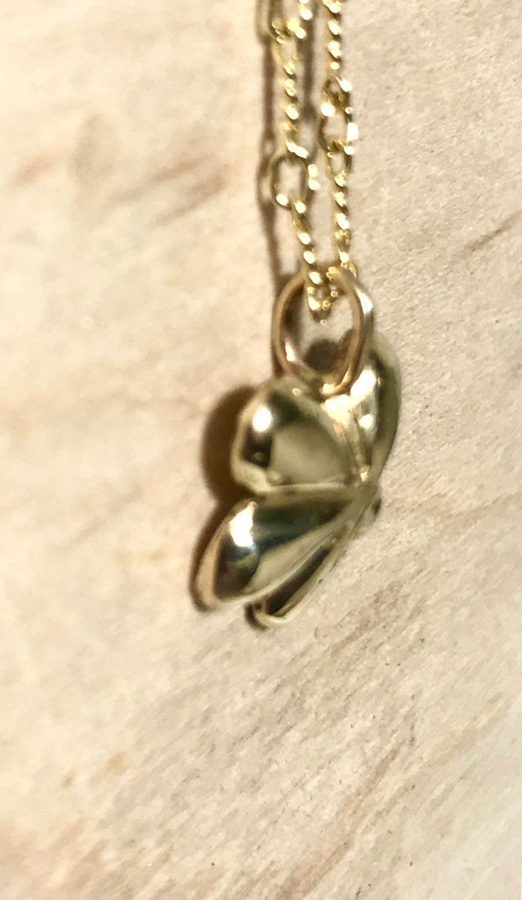 Diamond Flower 14k Pendant