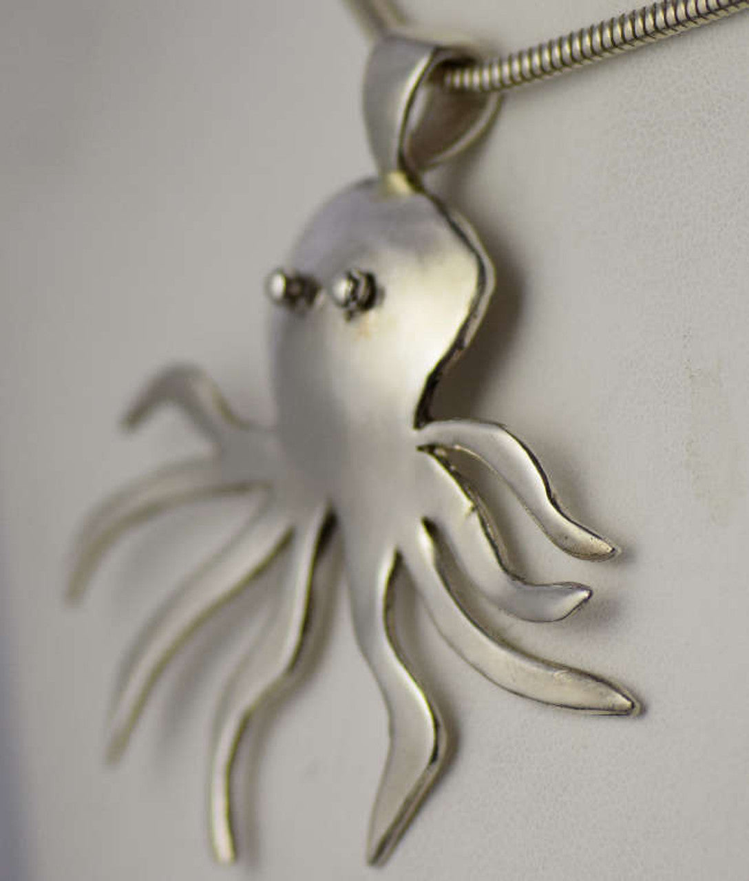 Octopus Sterling Pendant